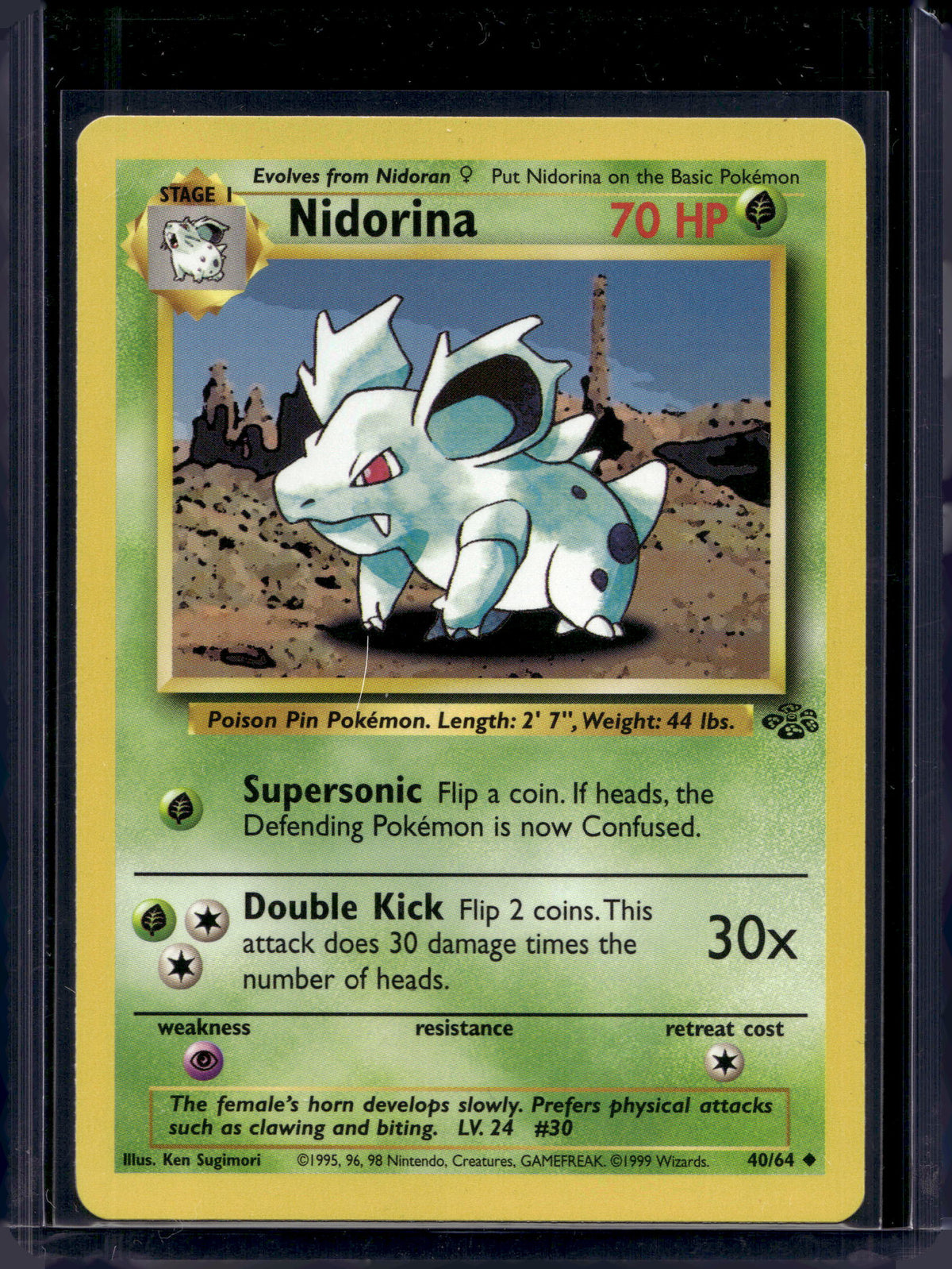 Nidorina (Jungle - Unlimited) 40/64 Raw