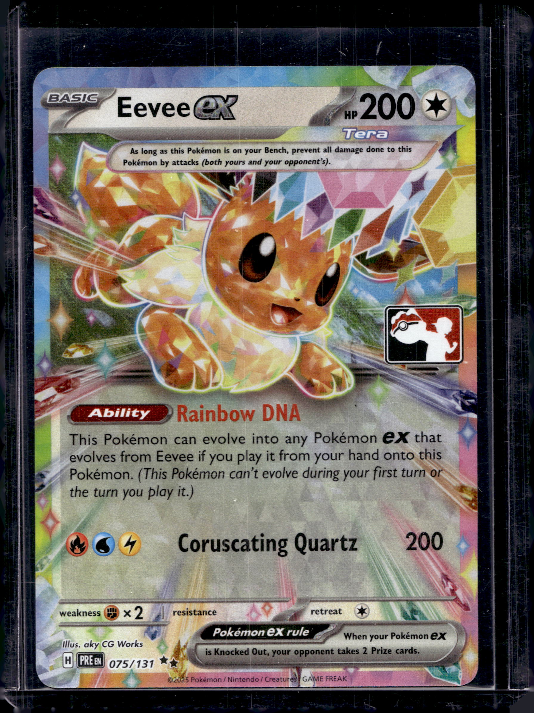 Eevee ex 075/131 Raw RookieLegends