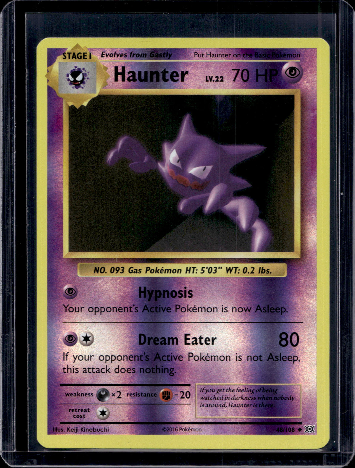 Haunter 48/108 Raw RookieLegends