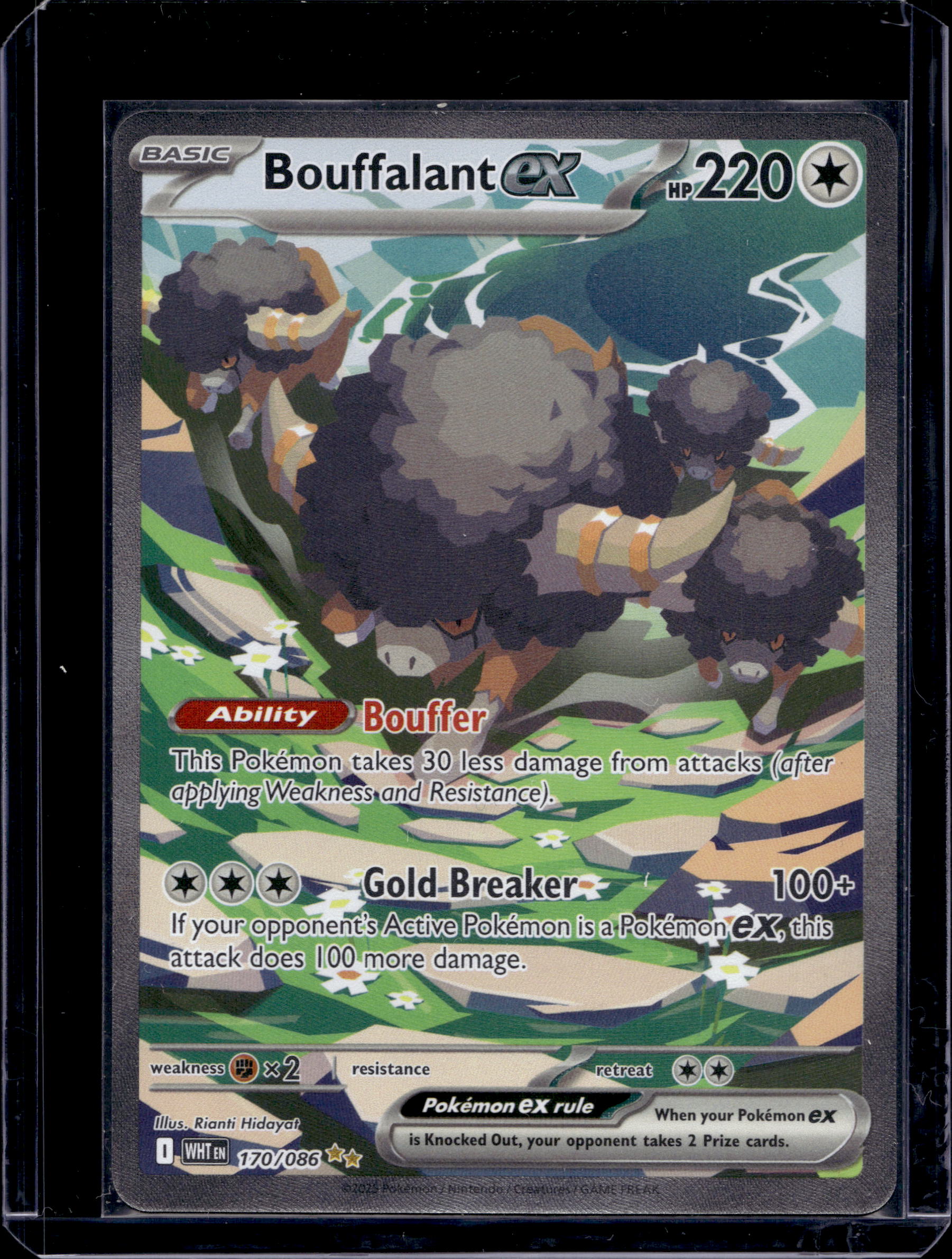 Bouffalant Ex - 170/086 Raw RookieLegends