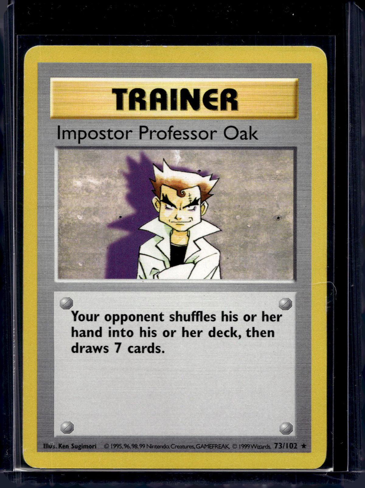 Impostor Professor Oak (Base Set - Unlimited) 73/102 Raw