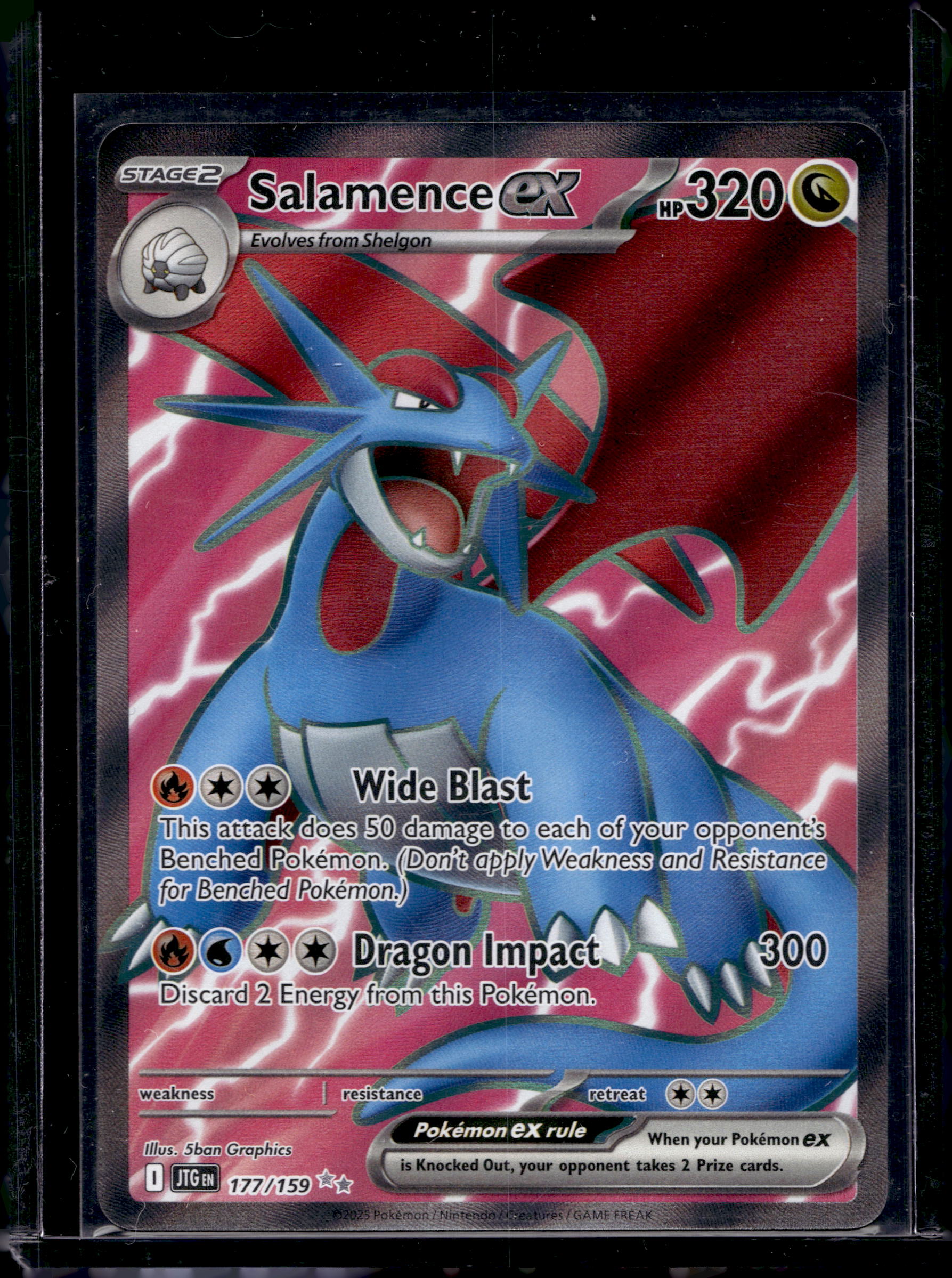 Salamence Ex 177/159 Raw RookieLegends
