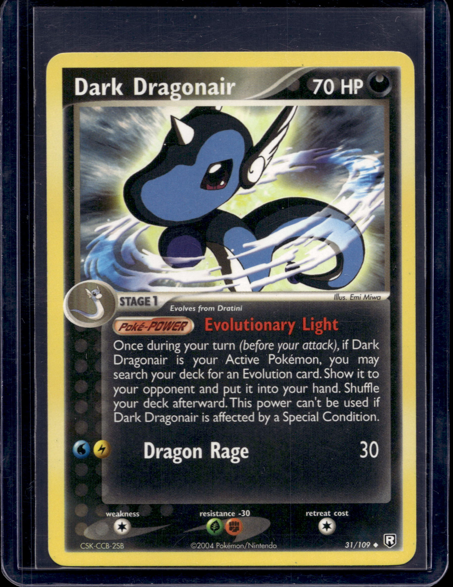 Dark Dragonair 31/109 Raw RookieLegends
