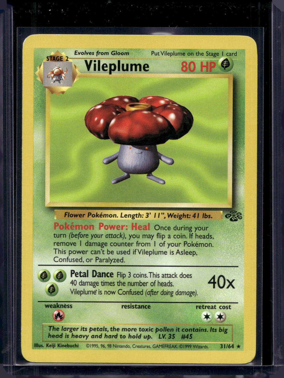 Vileplume (Jungle - Unlimited) 31/64 Raw