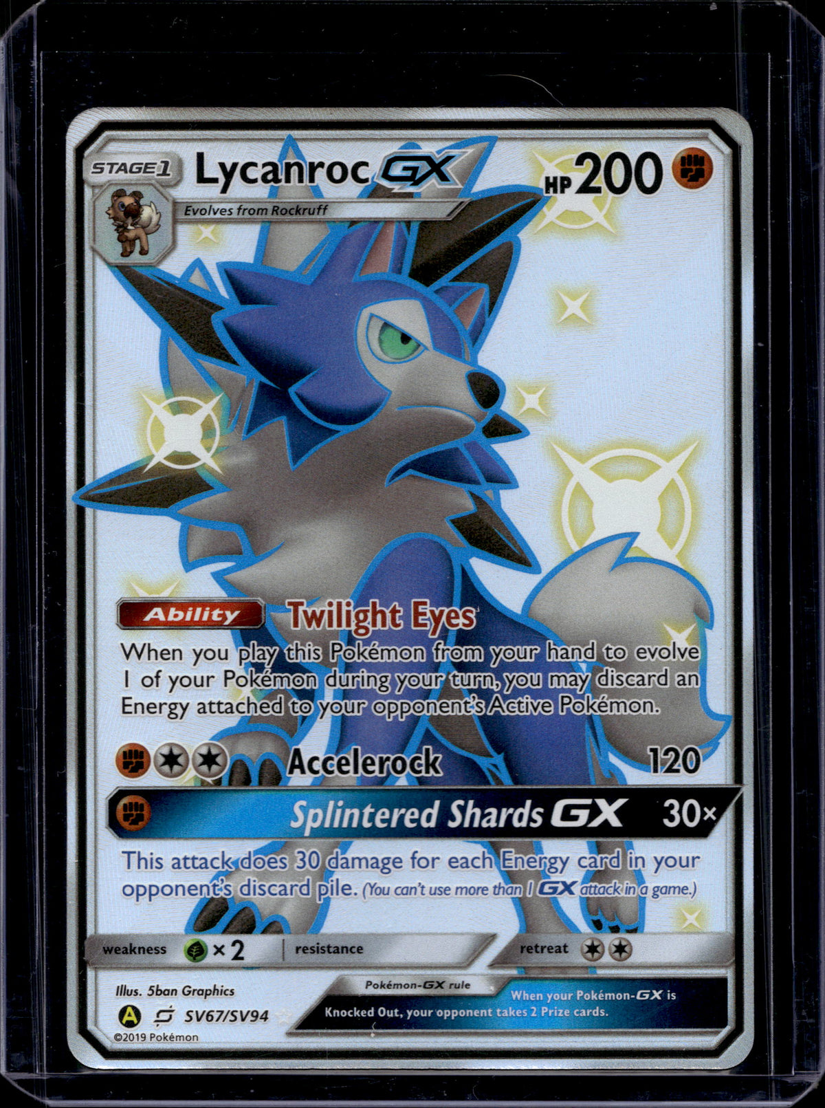 Lycanroc GX SV67/SV94 Raw