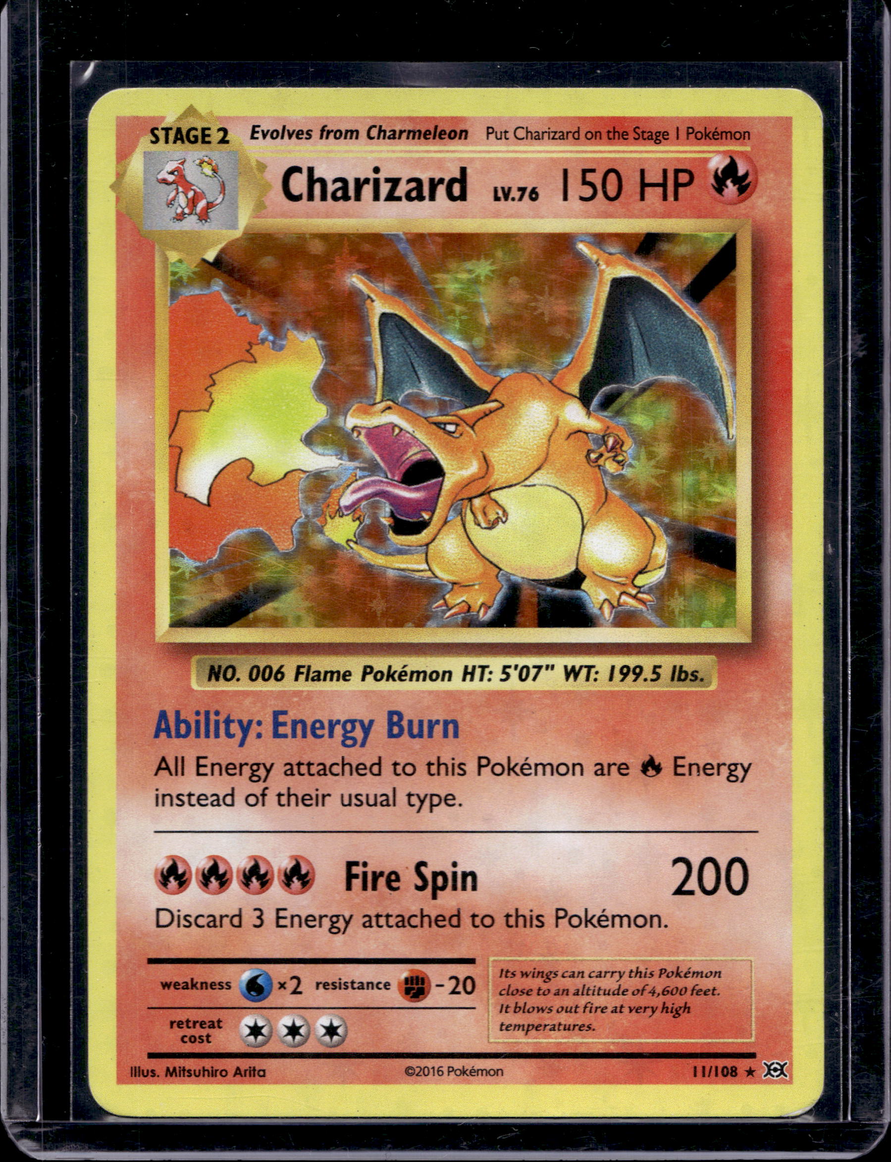 Charizard - Evolutions 11/108 Raw RookieLegends