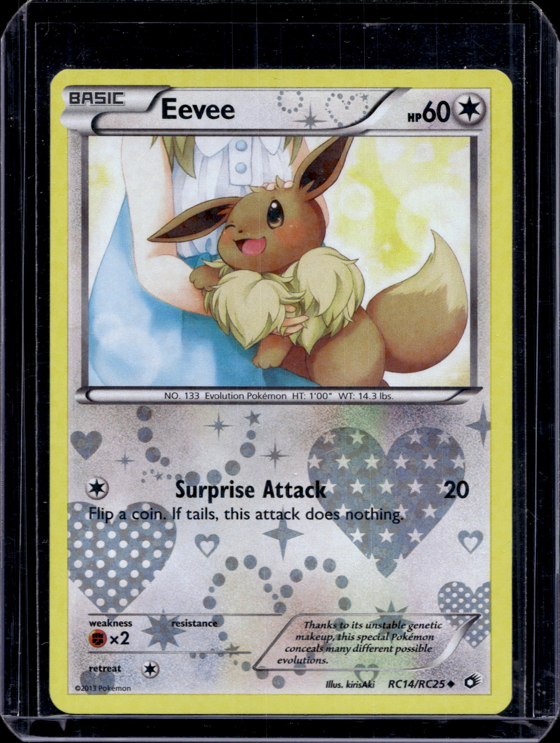 Eevee RC14/RC25 Holofoil Raw RookieLegends