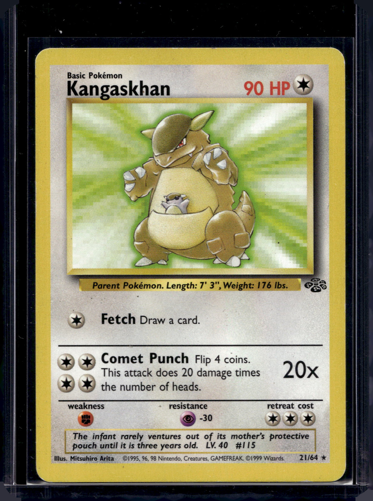 Kangaskhan (Jungle - Unlimited) 21/64 Raw