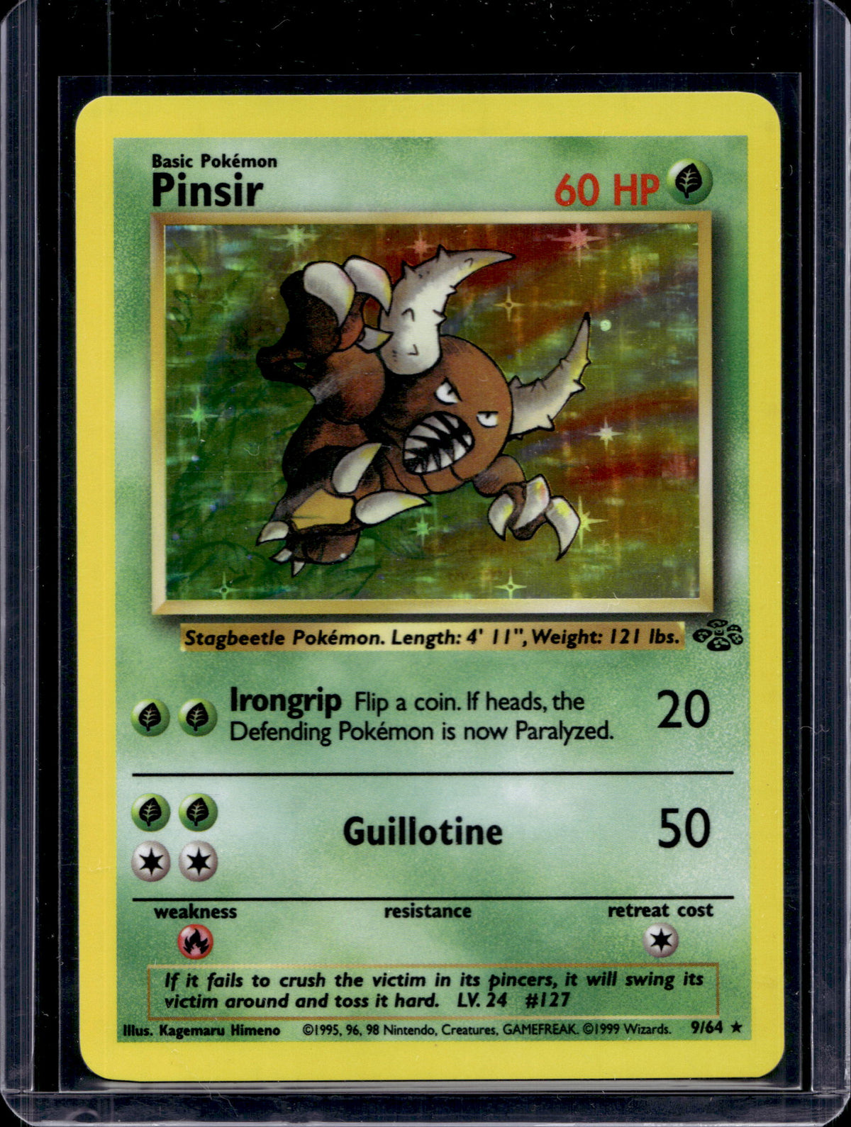 Pinsir (Jungle - Holofoil) 9/64 Raw