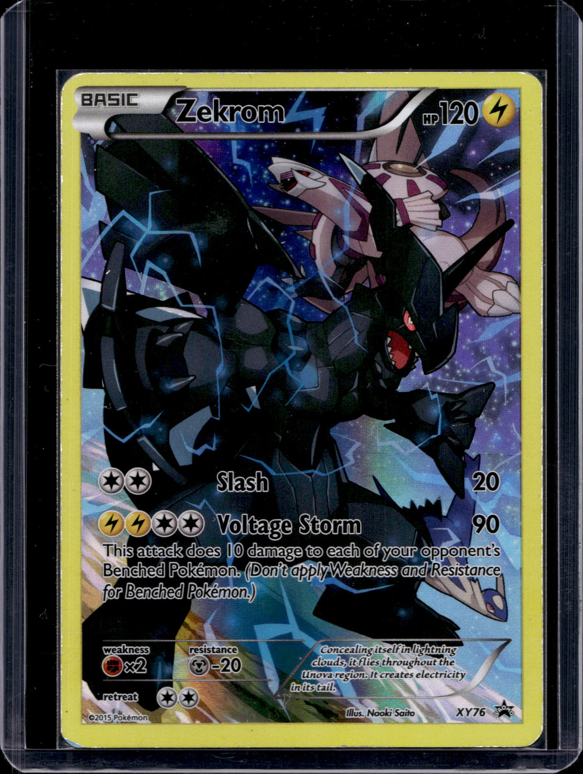 Zekrom (Full Art Promo) XY76 Raw