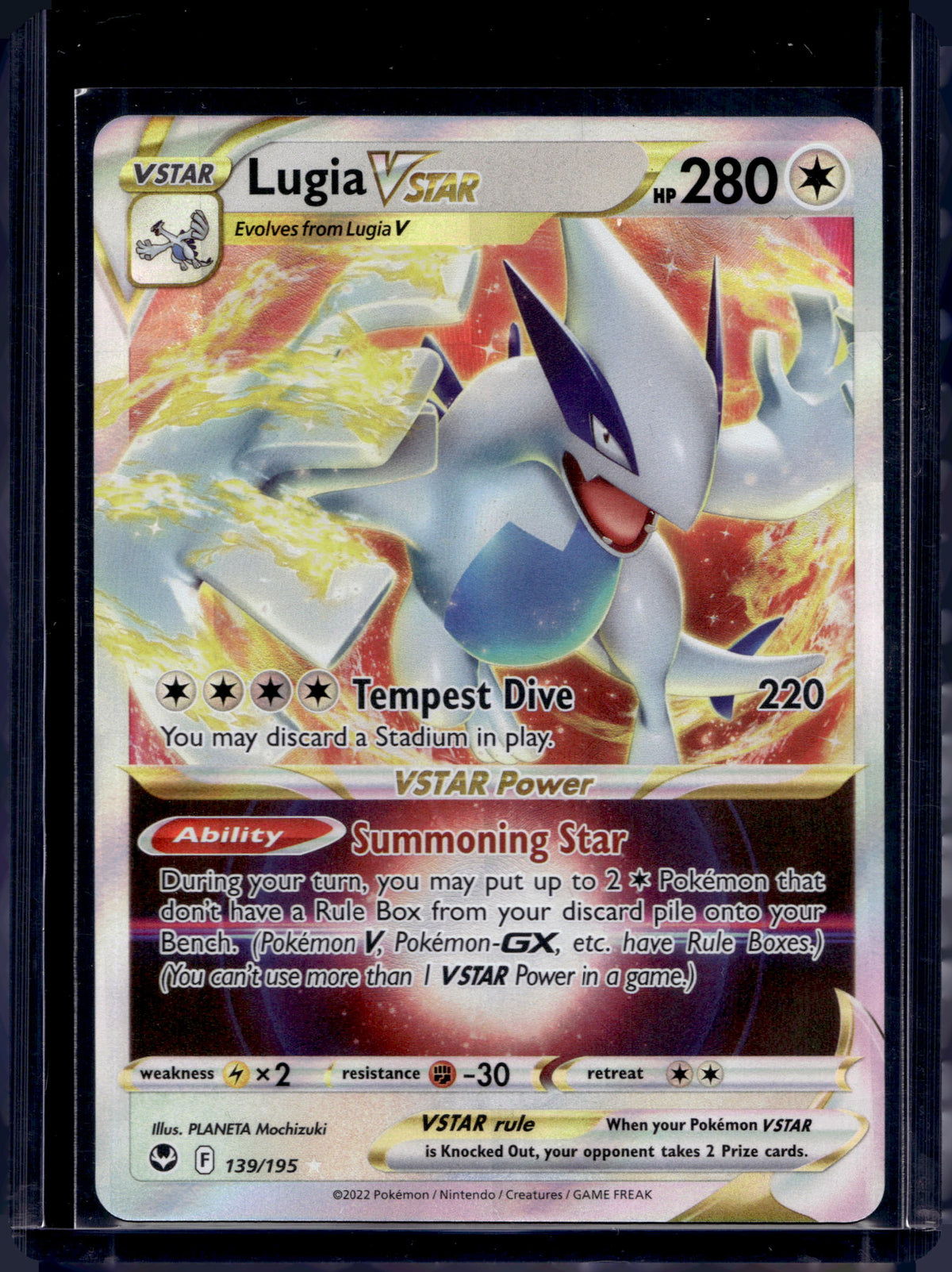 Lugia VSTAR 139/195 Raw