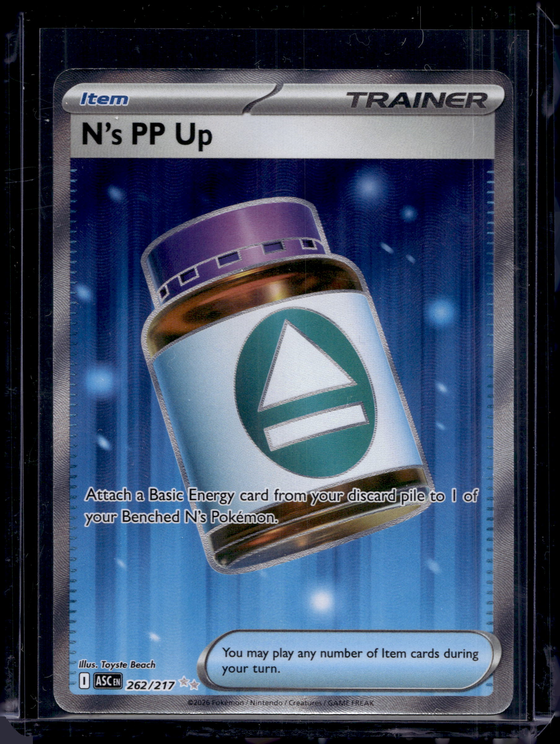 N's PP Up 262/217 Raw