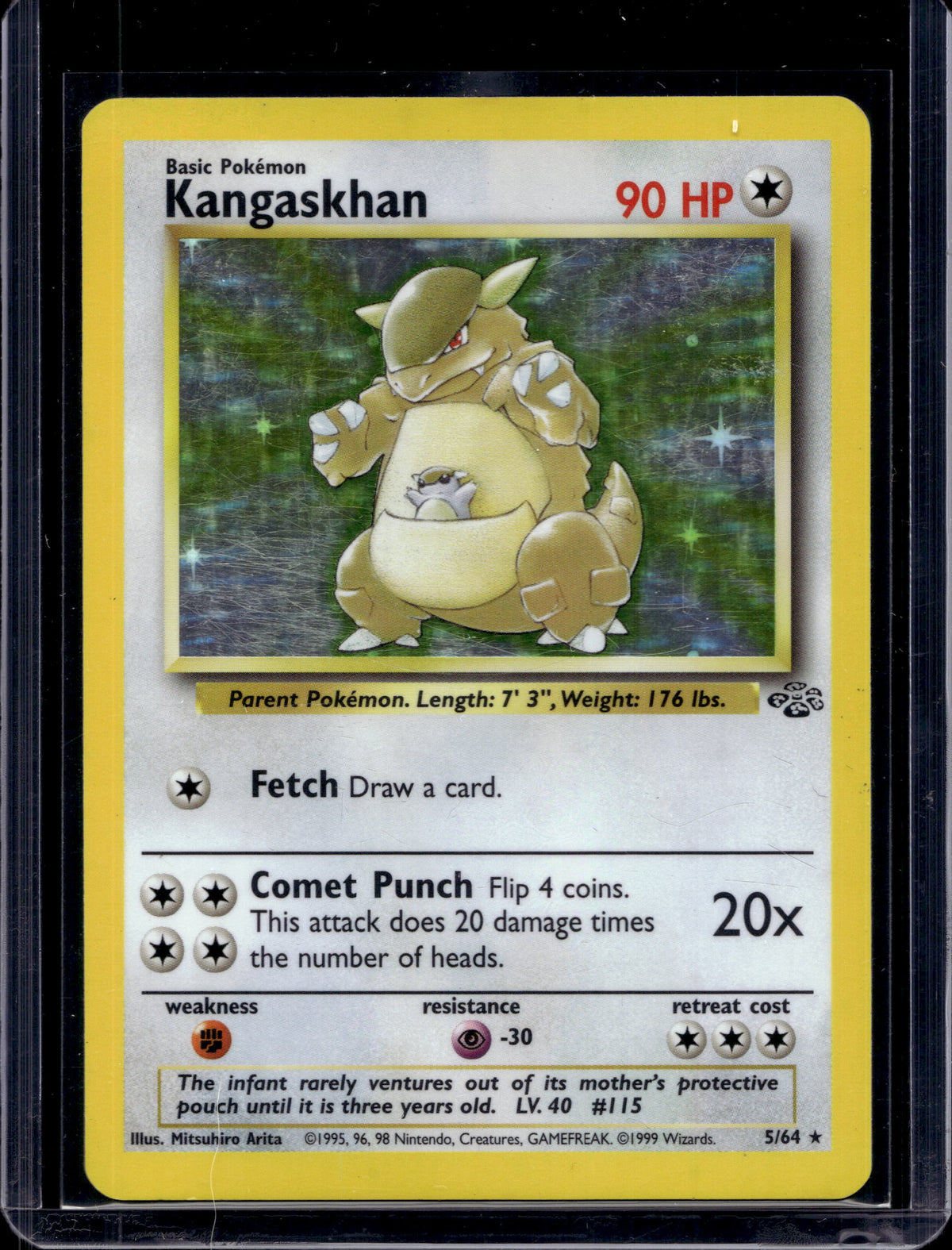 Kangaskhan (Jungle - Holofoil) 5/64 Raw