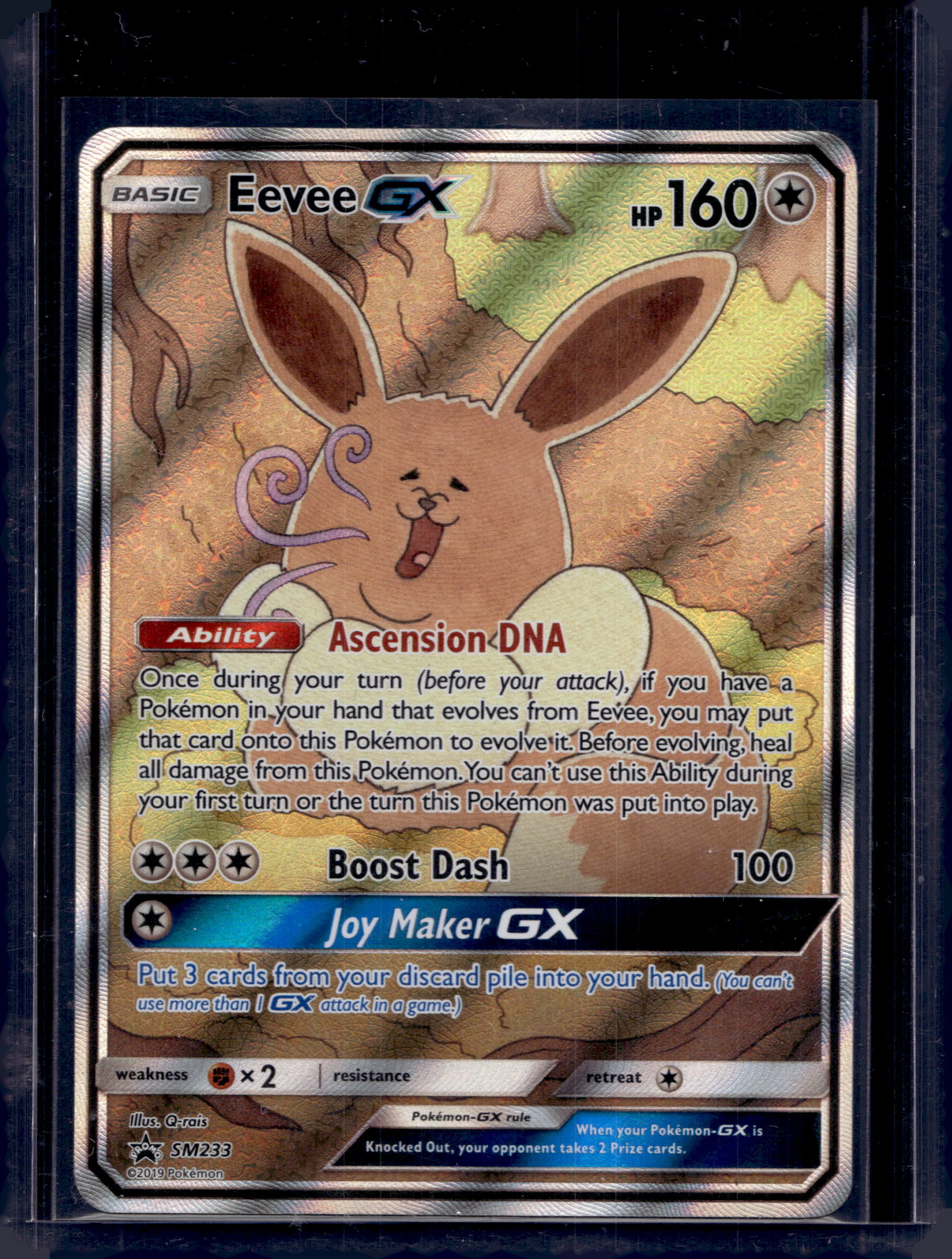 Eevee GX SM233 Raw RookieLegends