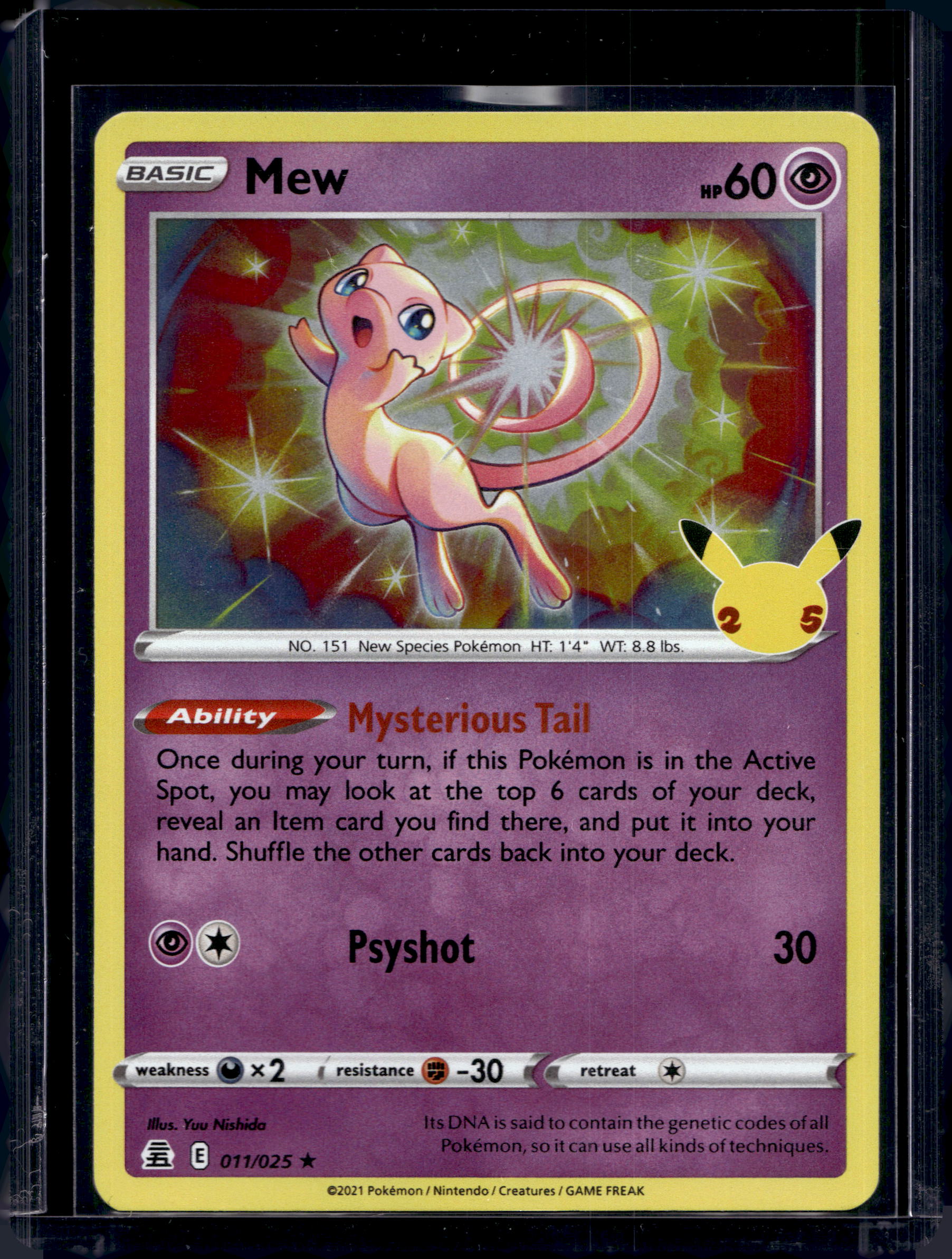 Mew 011/025 Raw RookieLegends