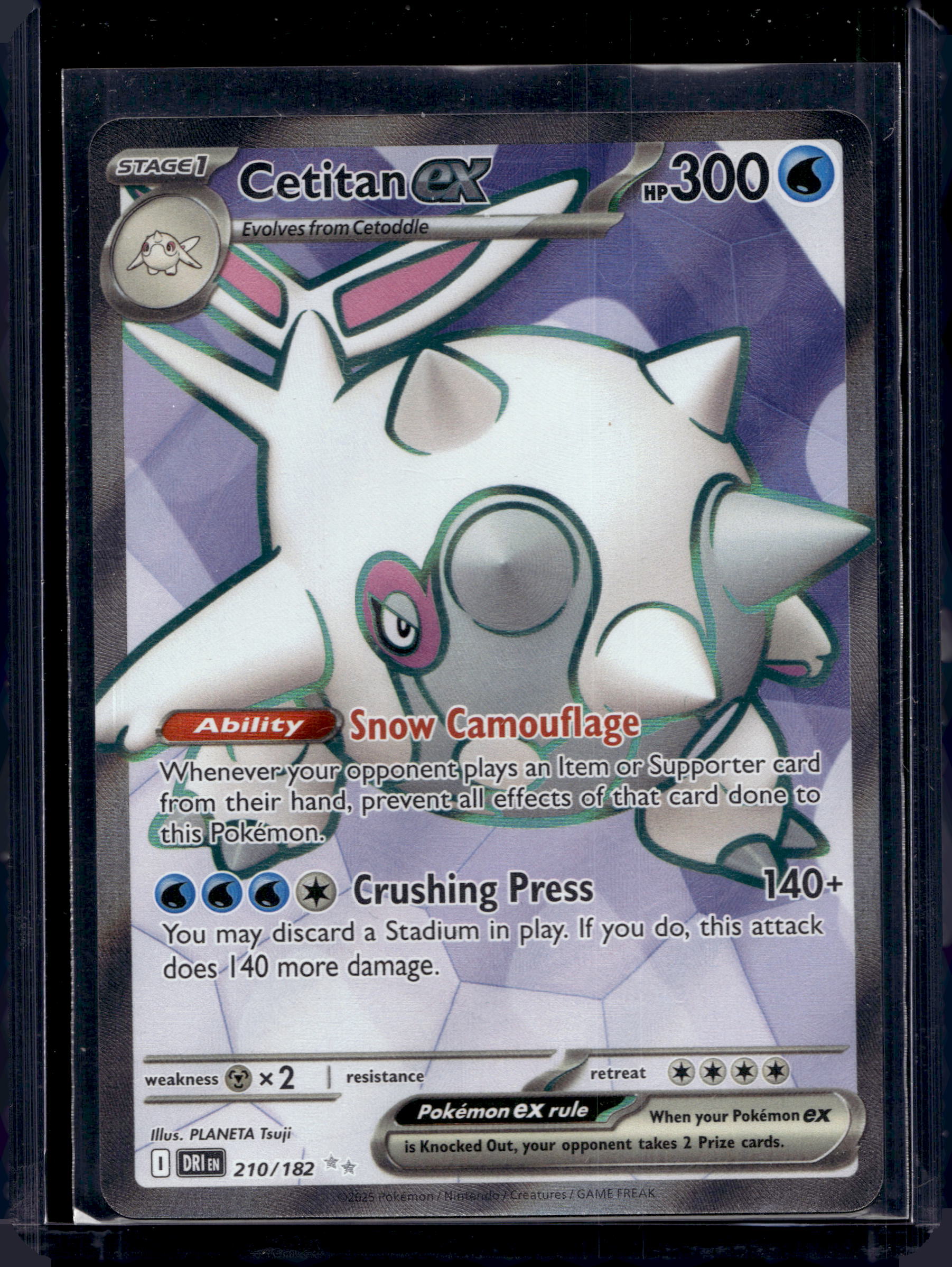 Cetitan ex 210/182 Raw RookieLegends