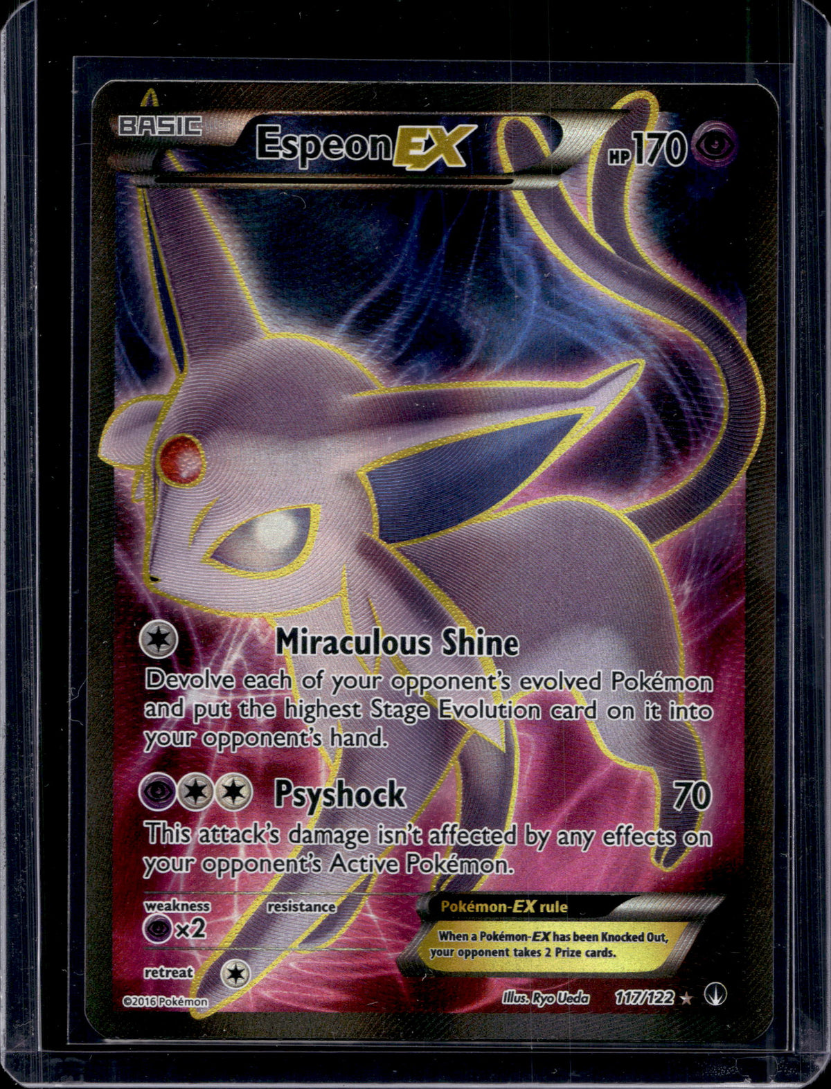Espeon EX 117/122 Raw RookieLegends
