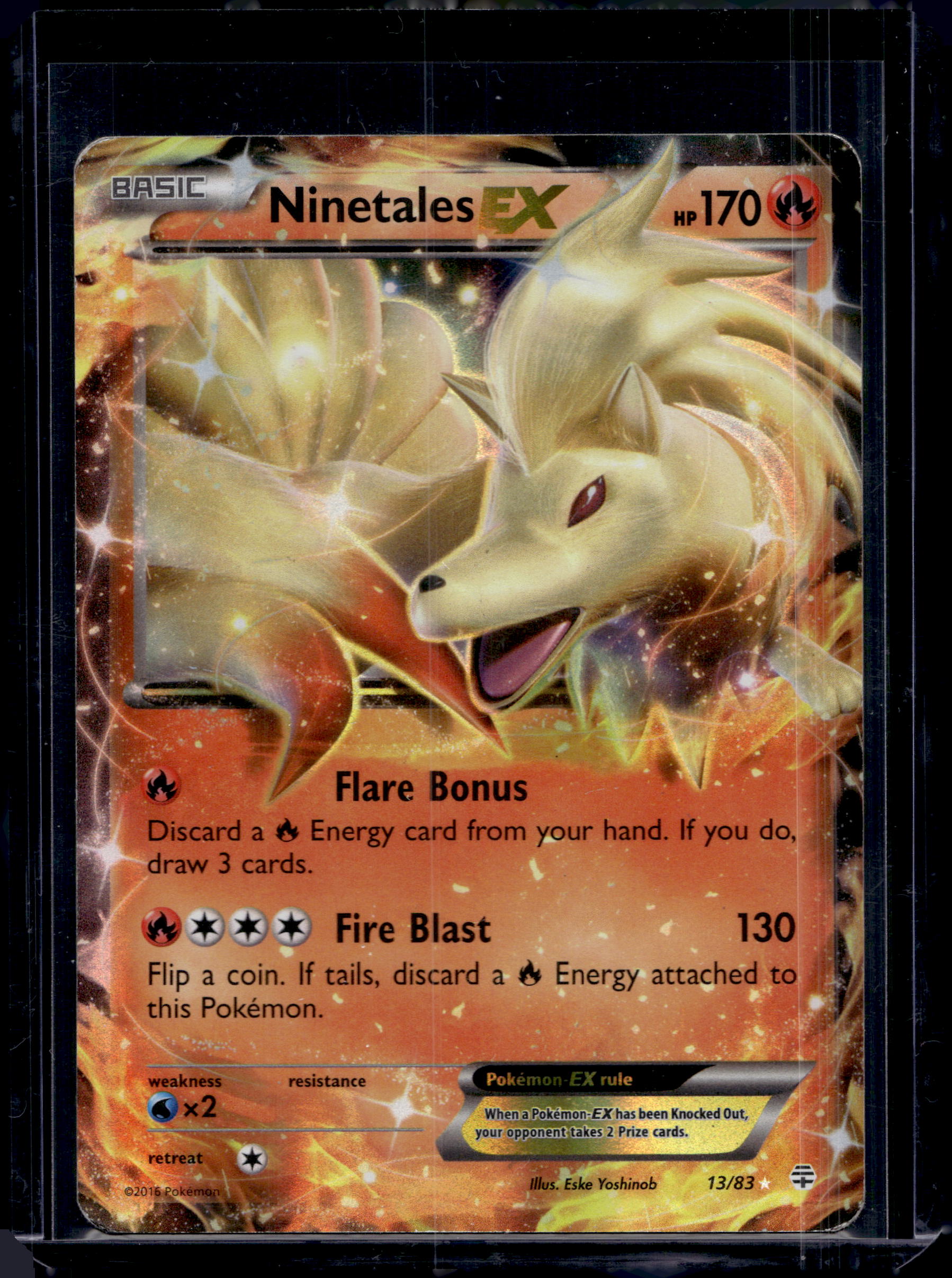 Ninetales EX 13/83 Raw