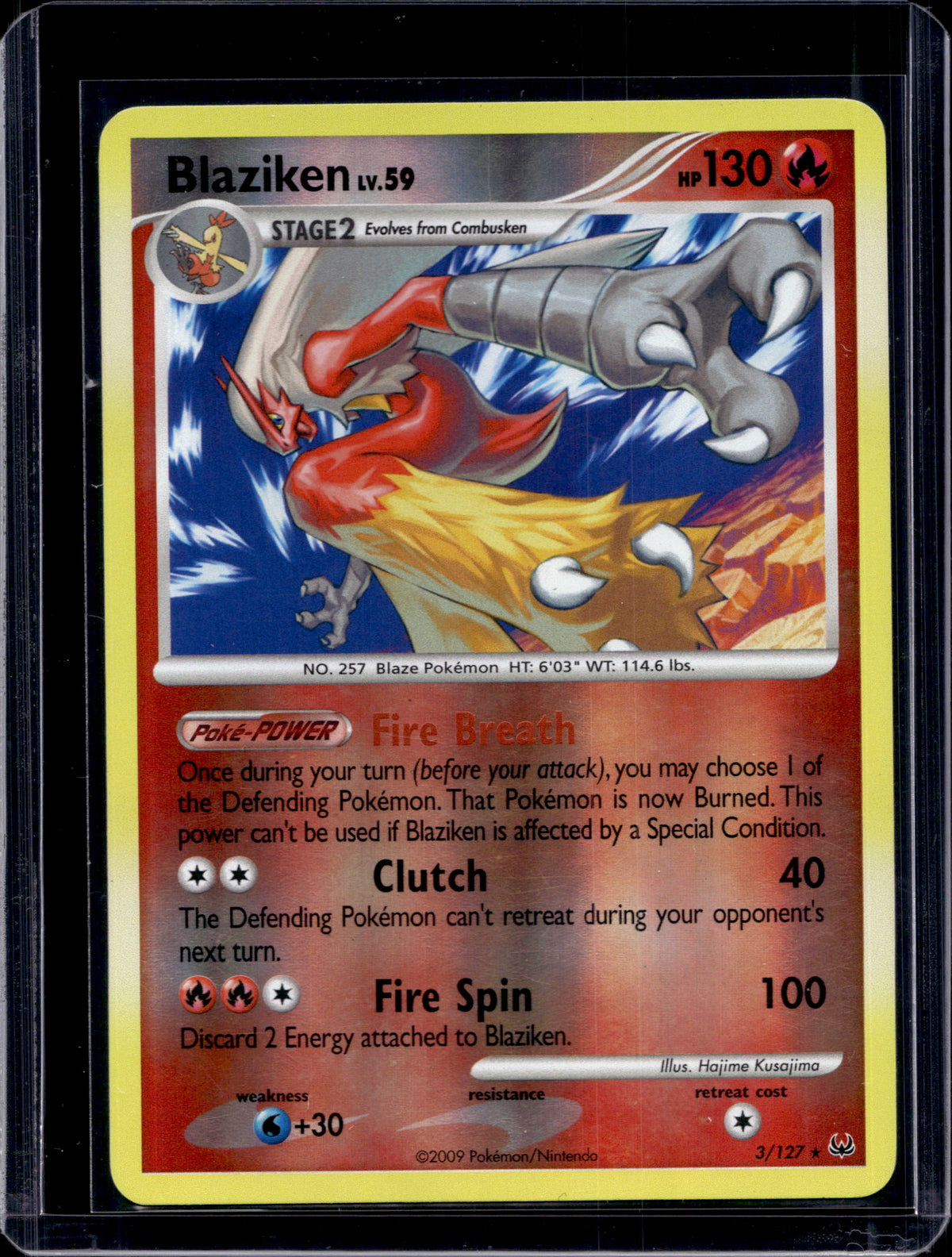 Blaziken 3/127 Raw RookieLegends