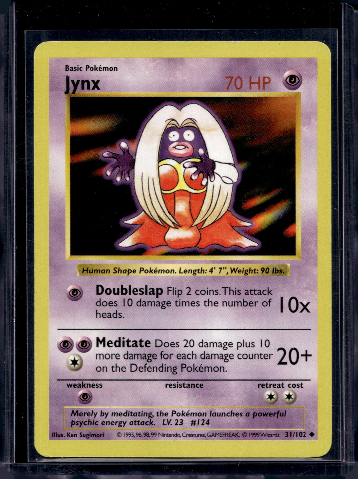 Jynx (Base Set - Shadowless - Common) 31/102 Raw