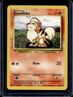Growlithe (Base Set - Unlimited) 28/102 Raw