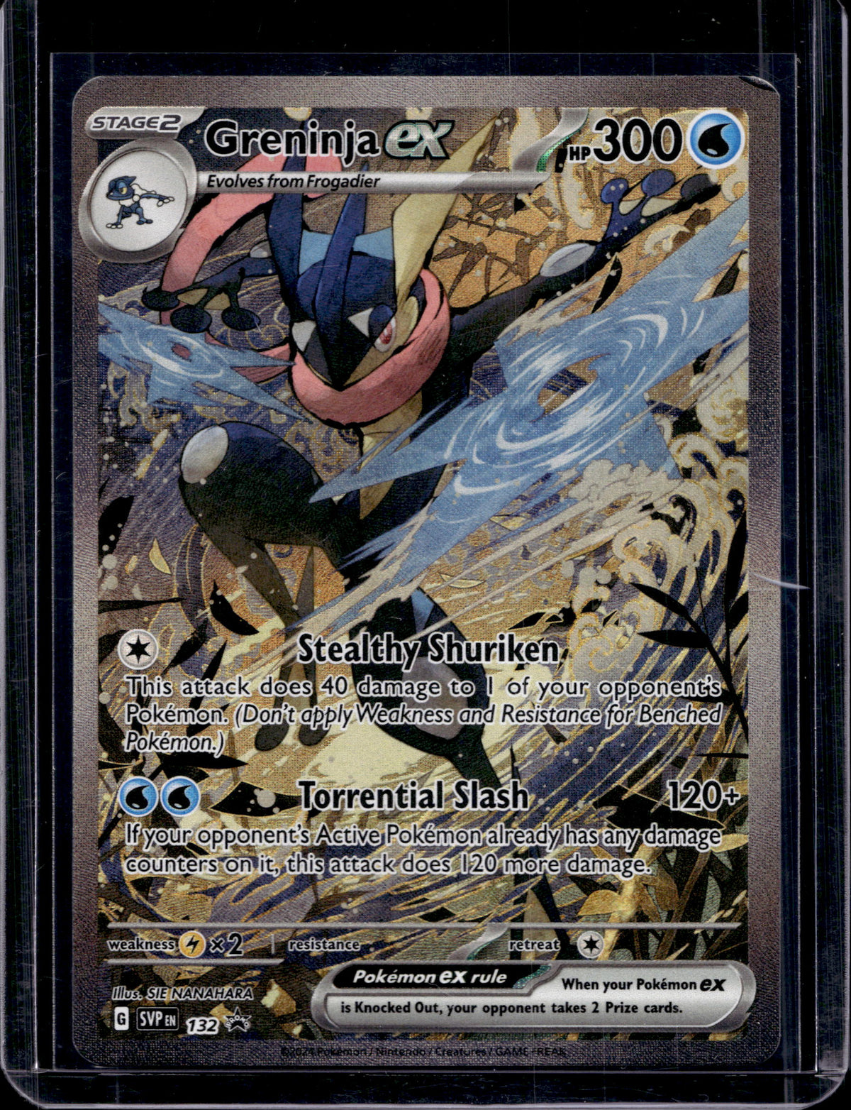 Greninja ex 132 Raw