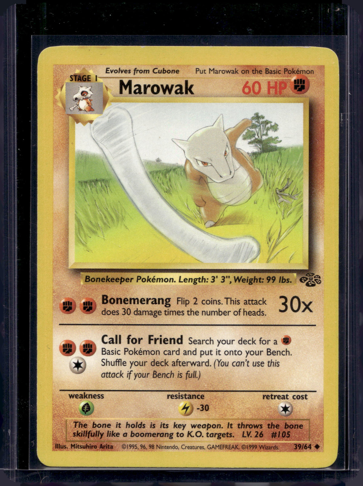 Marowak (Jungle - Unlimited) 39/64 Raw