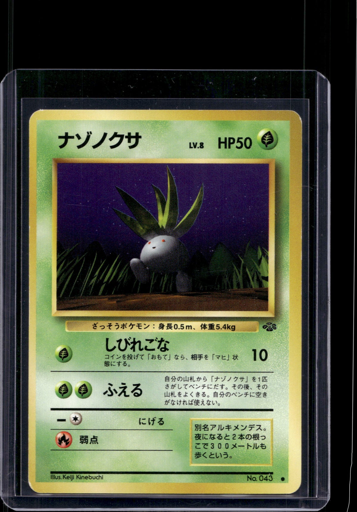 Oddish (Jungle - Japanese - Unlimited) No.043 Raw