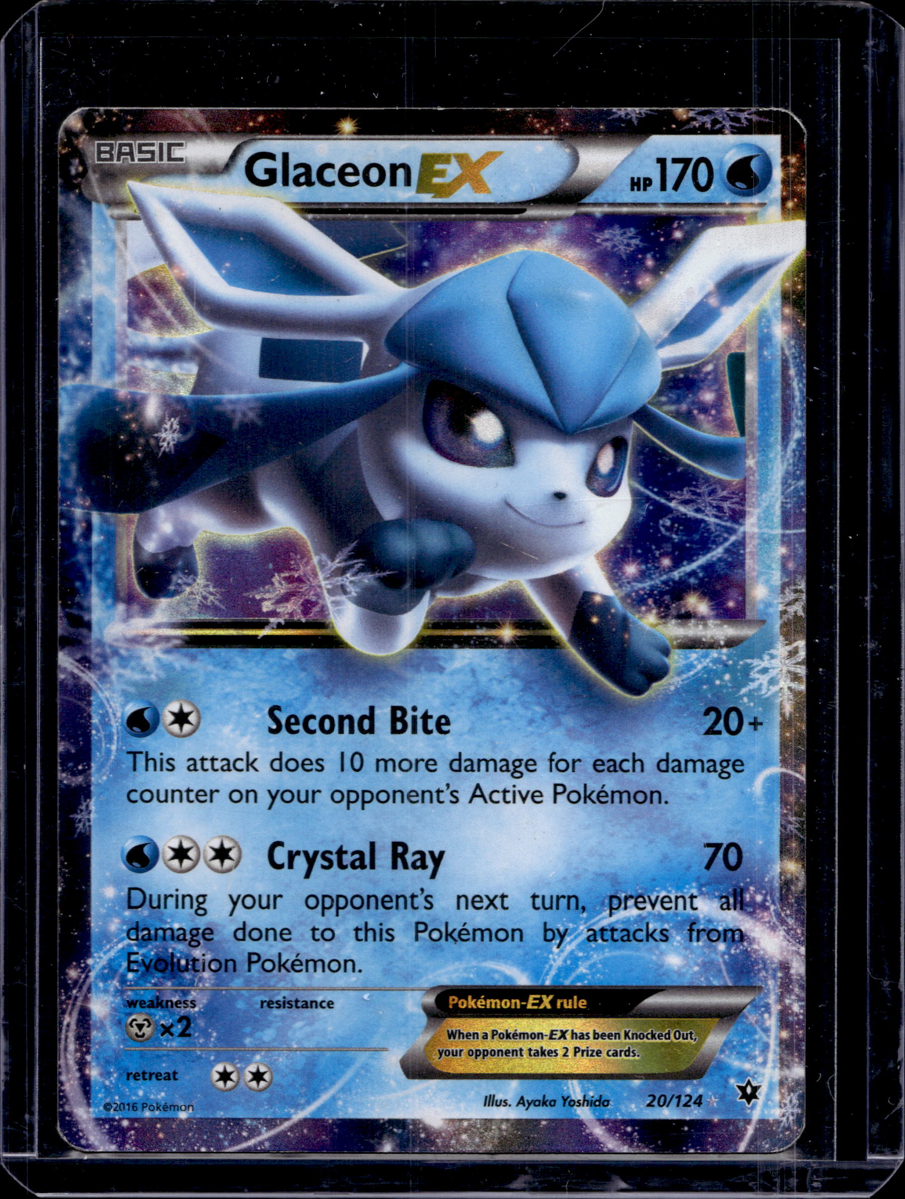 Glaceon EX 20/124 Raw