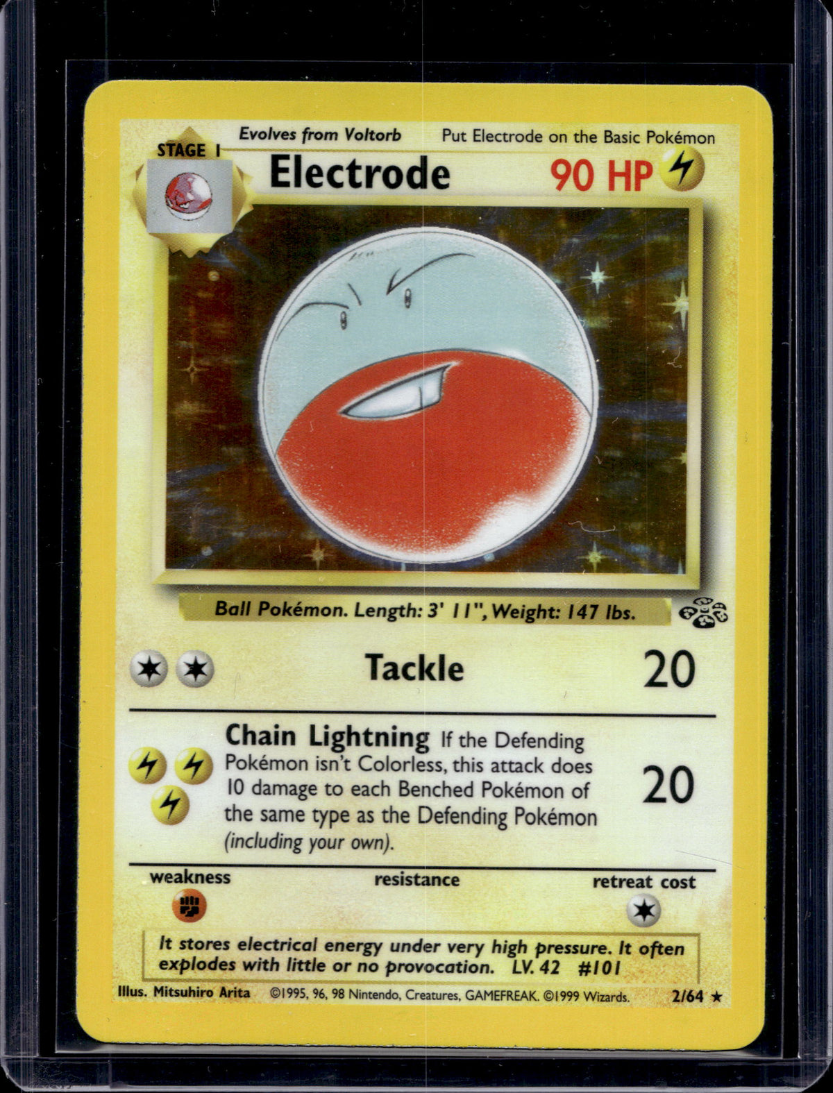 Electrode (Jungle - Holofoil) 2/64 Raw