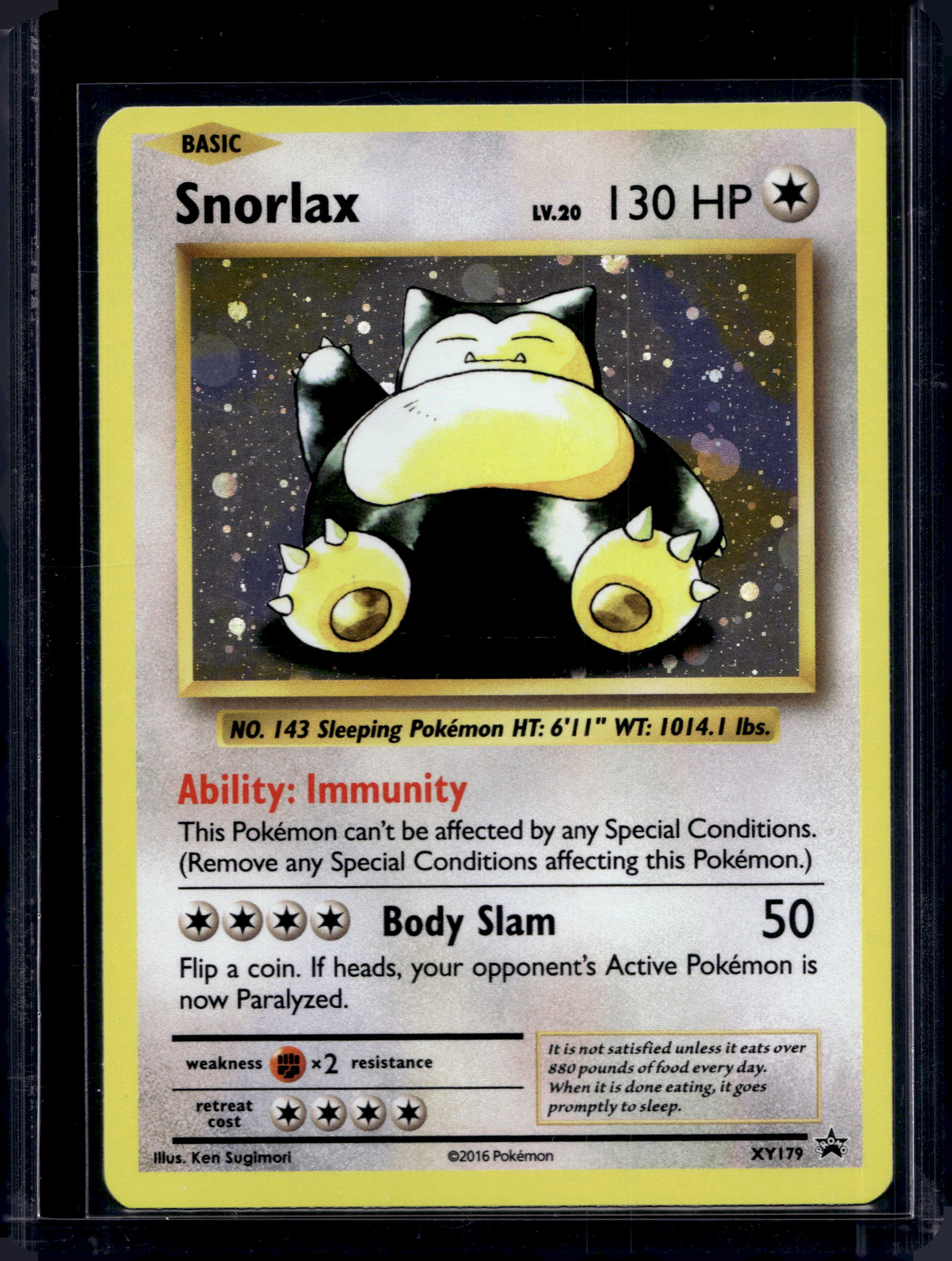 Snorlax XY179 Raw RookieLegends