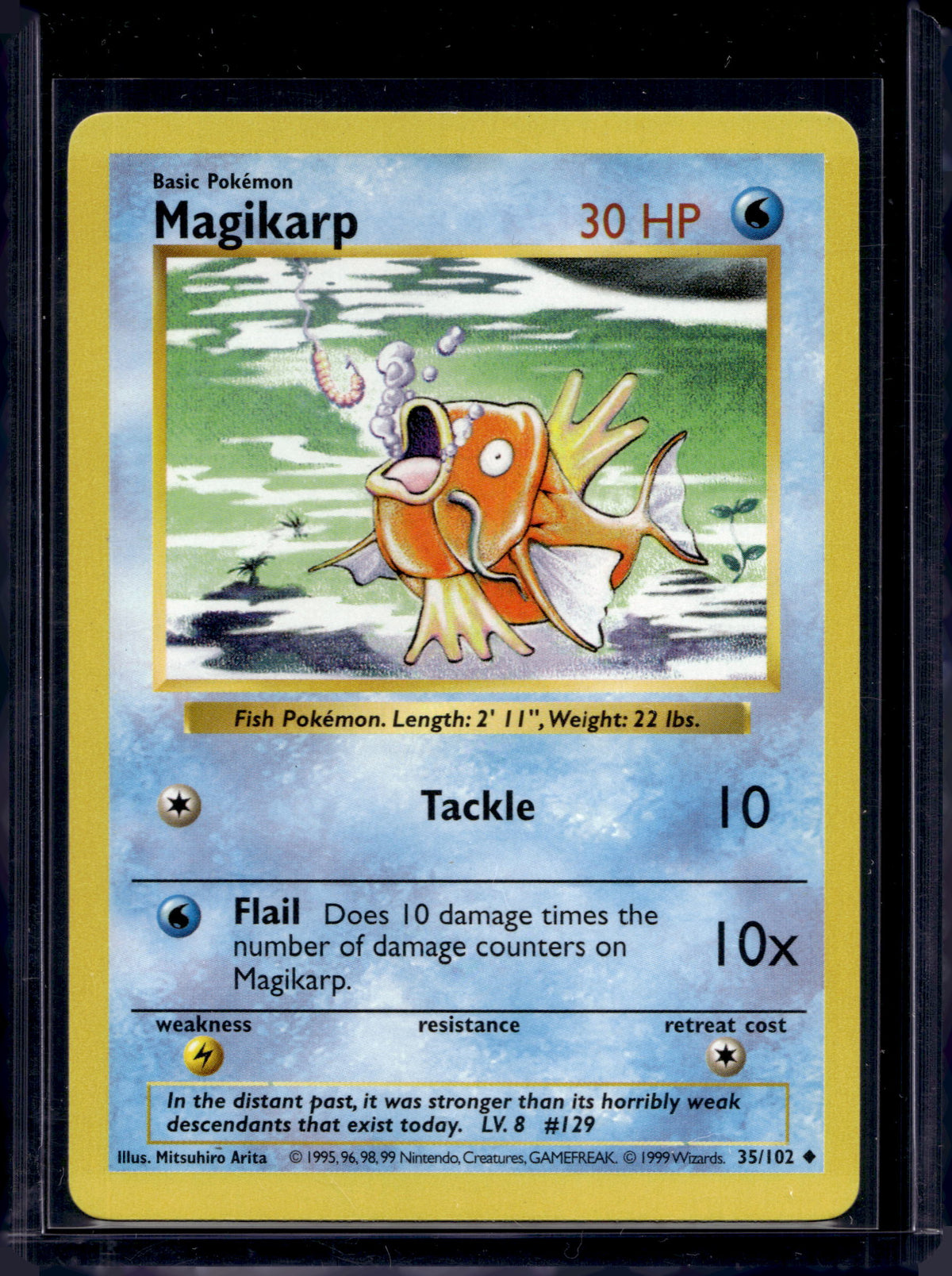 Magikarp (Base Set - Shadowless - Common) 35/102 Raw