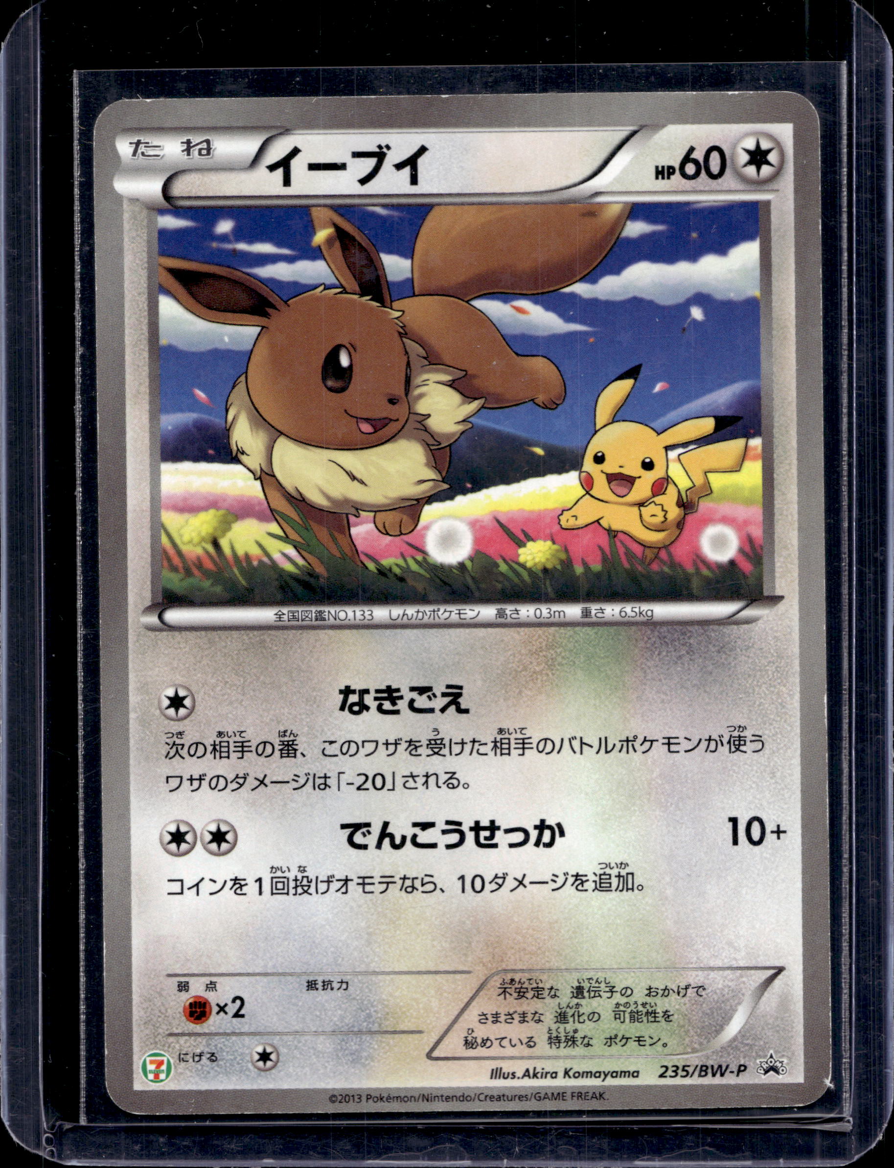 Eevee (JP) 235/BW-P Holofoil Raw RookieLegends