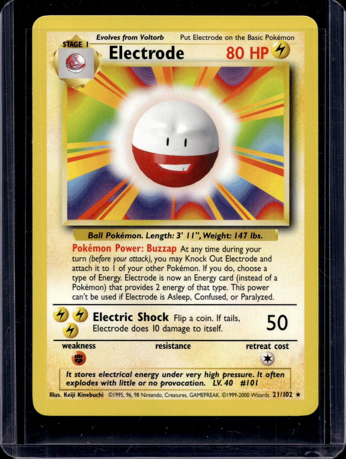 Electrode (Base Set - Unlimited) 21/102 Raw