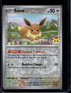 Eevee (Pokemon Day 2025) (Reverse Cosmos Holo) 074/131 Raw - RookieLegends