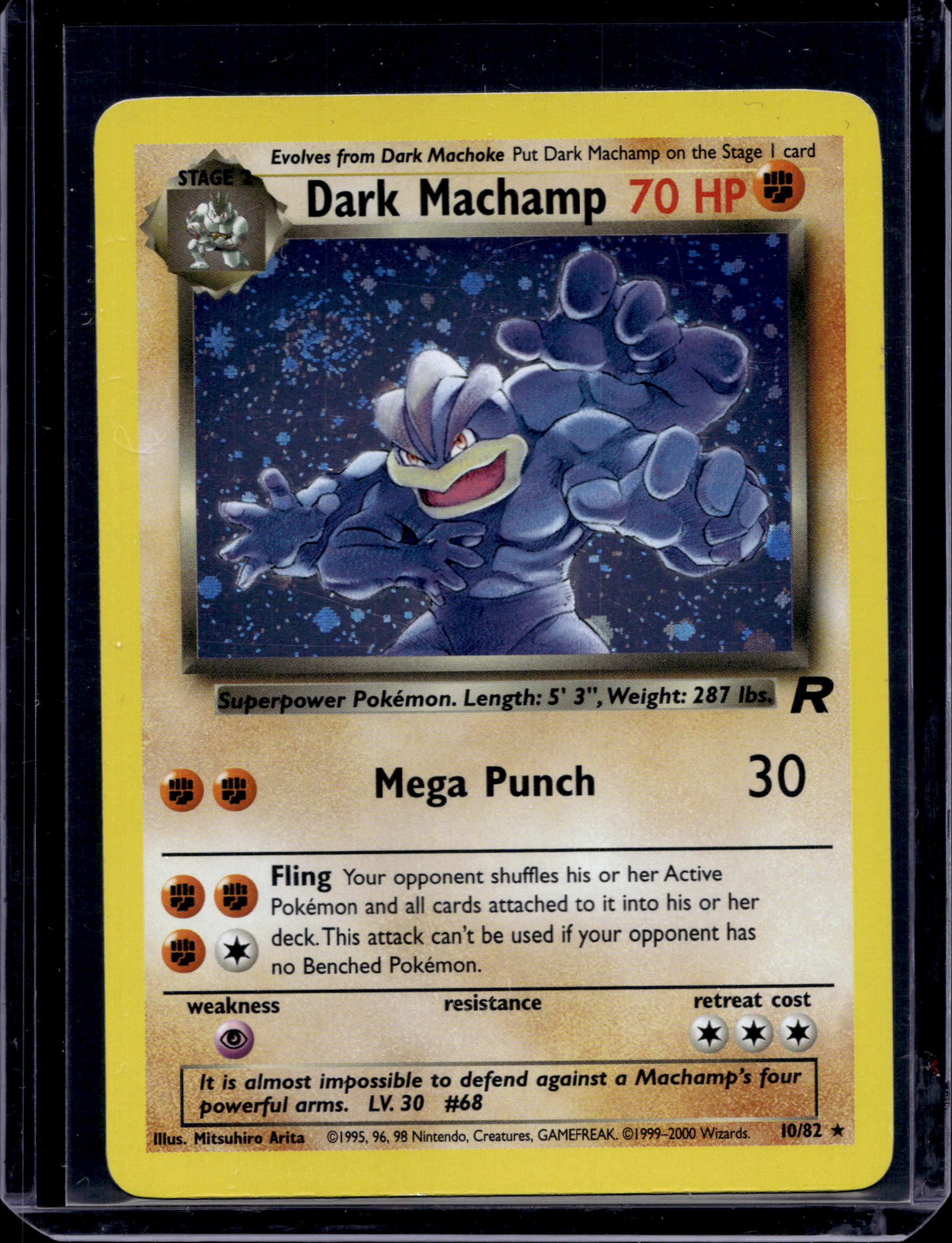 Dark Machamp 10/82 Raw RookieLegends