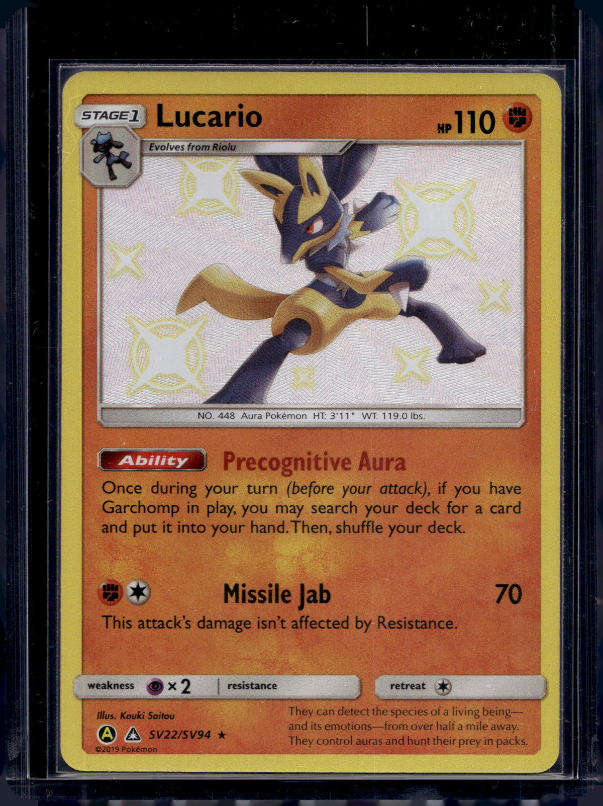 Lucario SV22/SV94 Raw