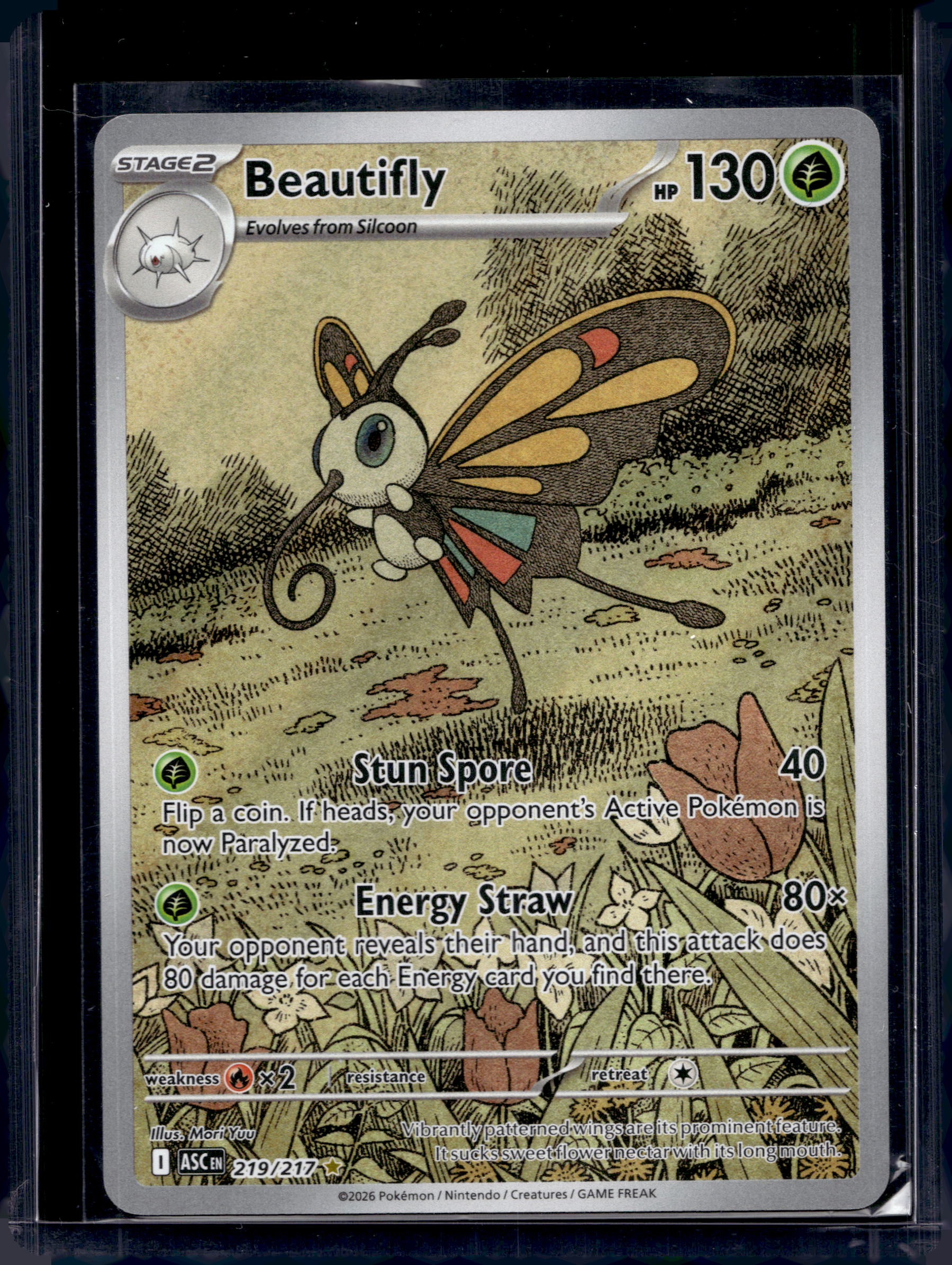 Beautifly 219/217 Raw RookieLegends