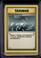 Energy Removal (Base Set - Unlimited) 92/102 Raw
