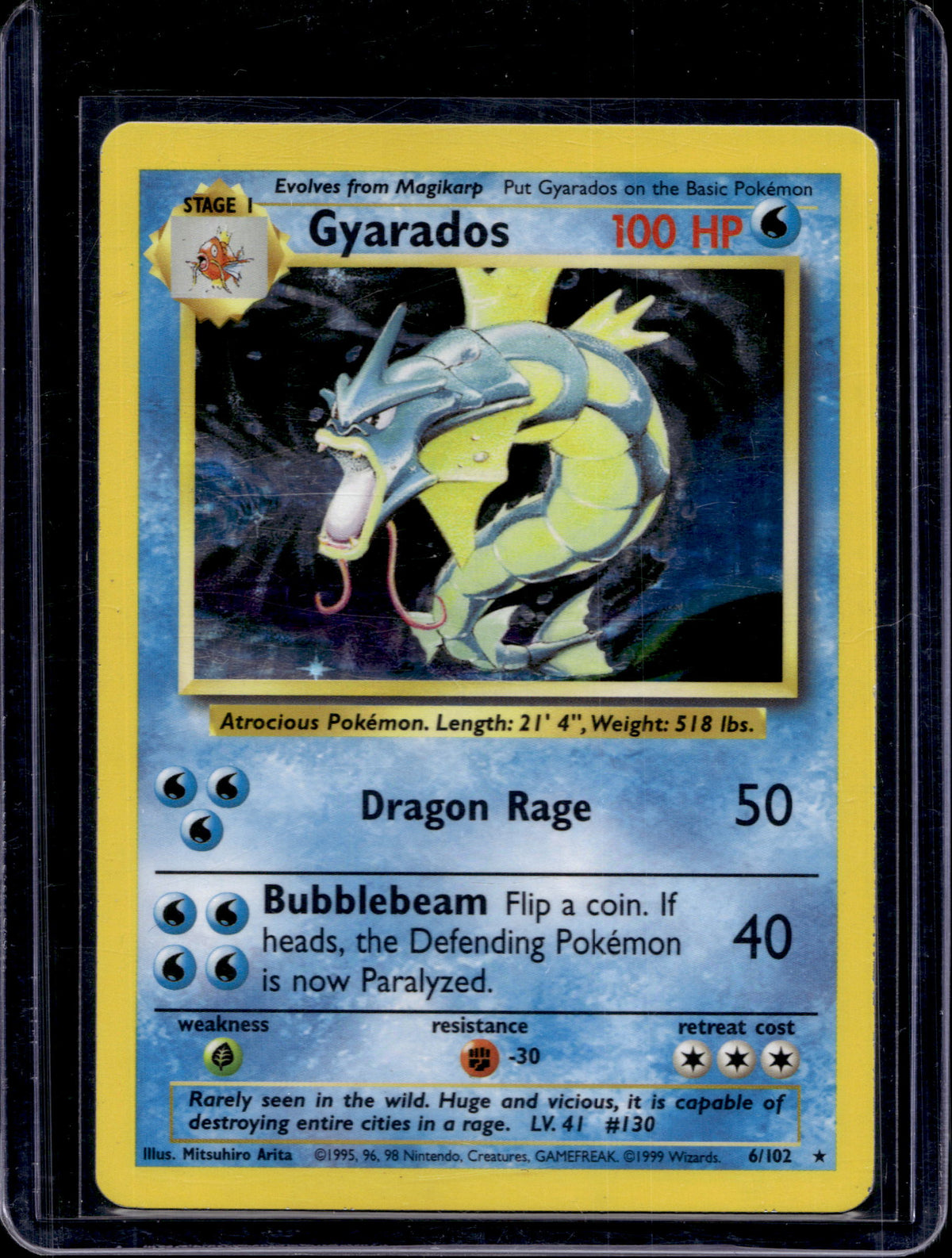 Gyarados 6/102 Raw RookieLegends
