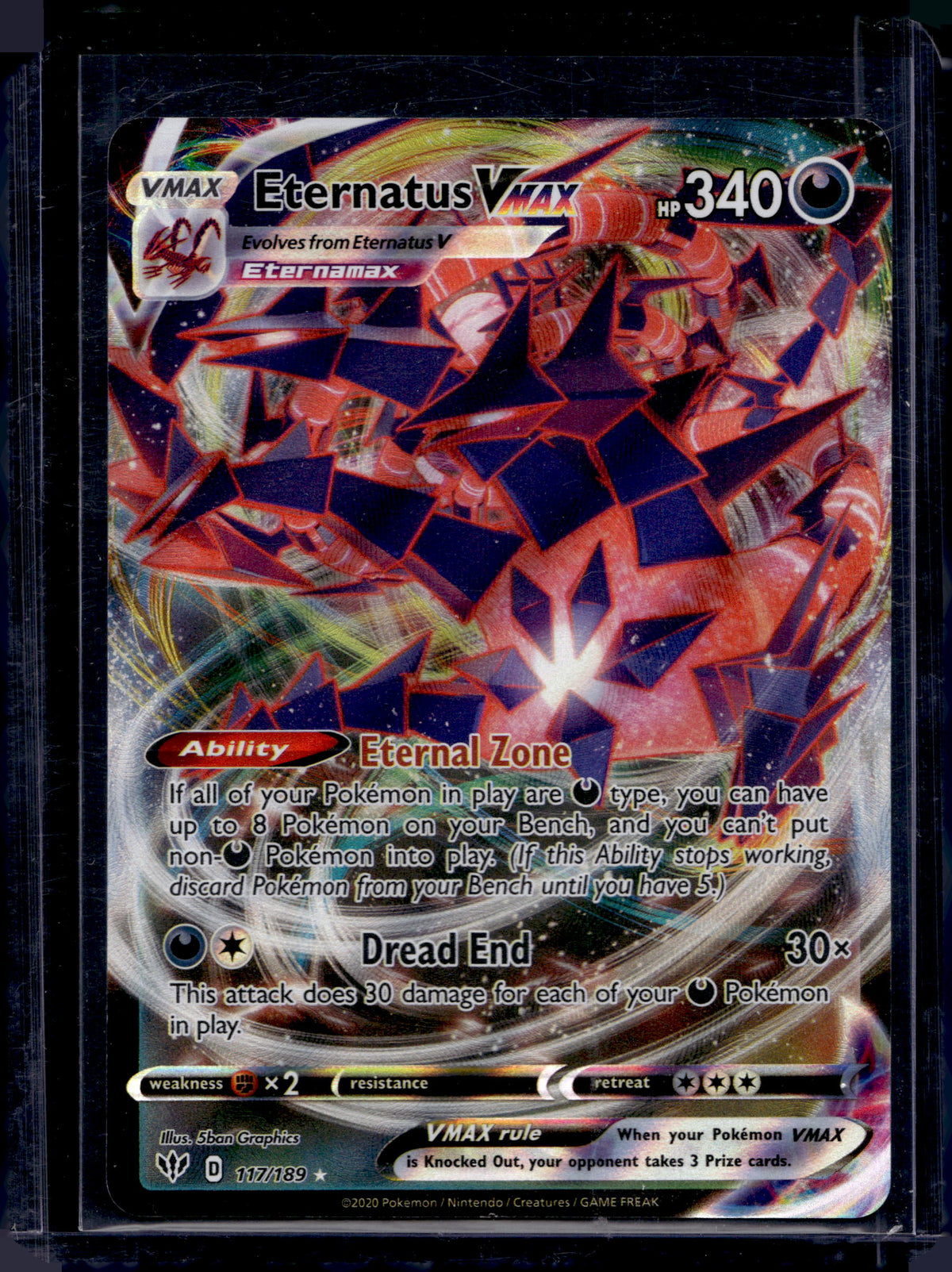Eternatus VMAX 117/189 Raw