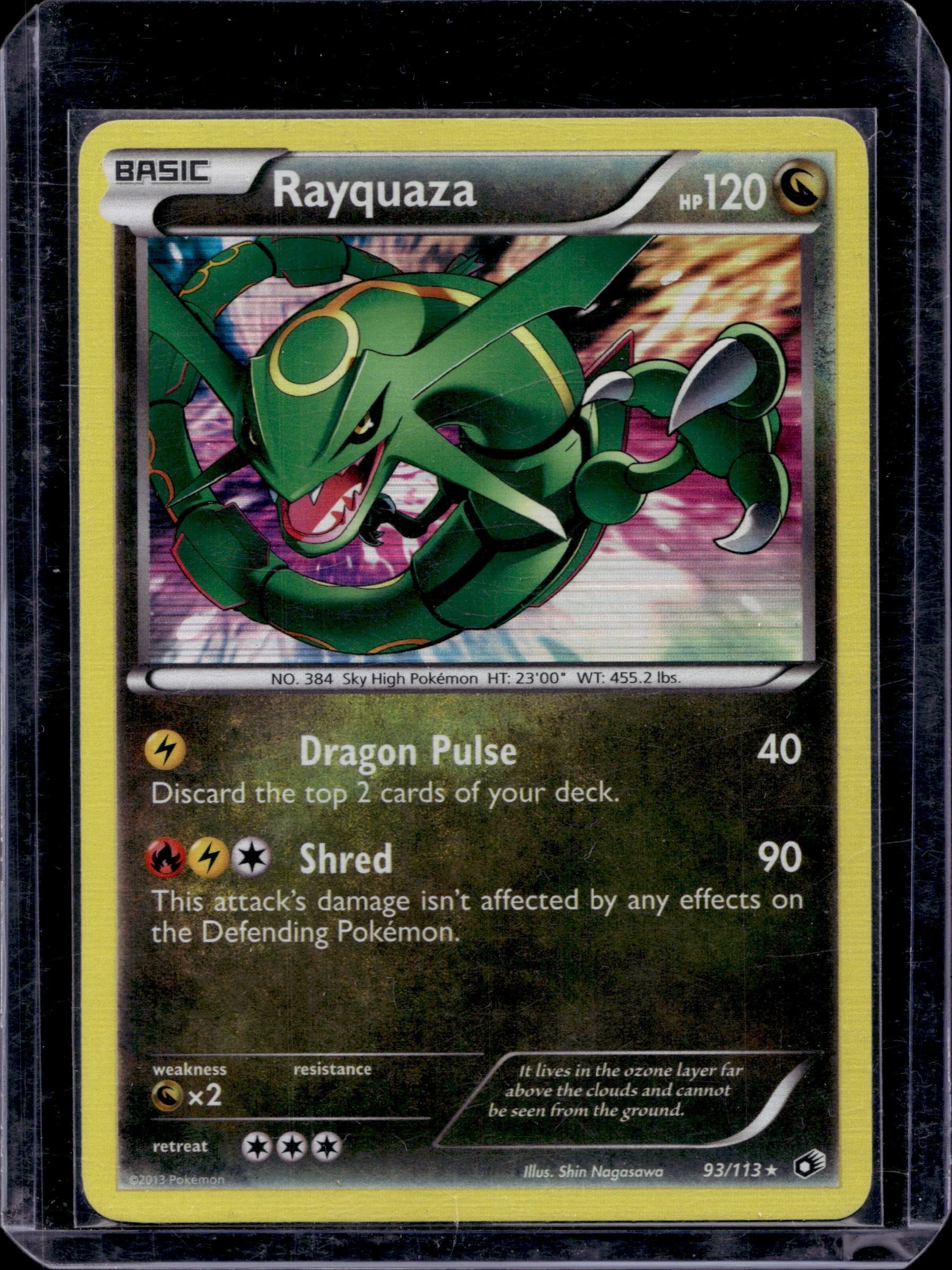Rayquaza 93/113 Raw RookieLegends