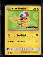Ash's Pikachu SM112 Raw RookieLegends