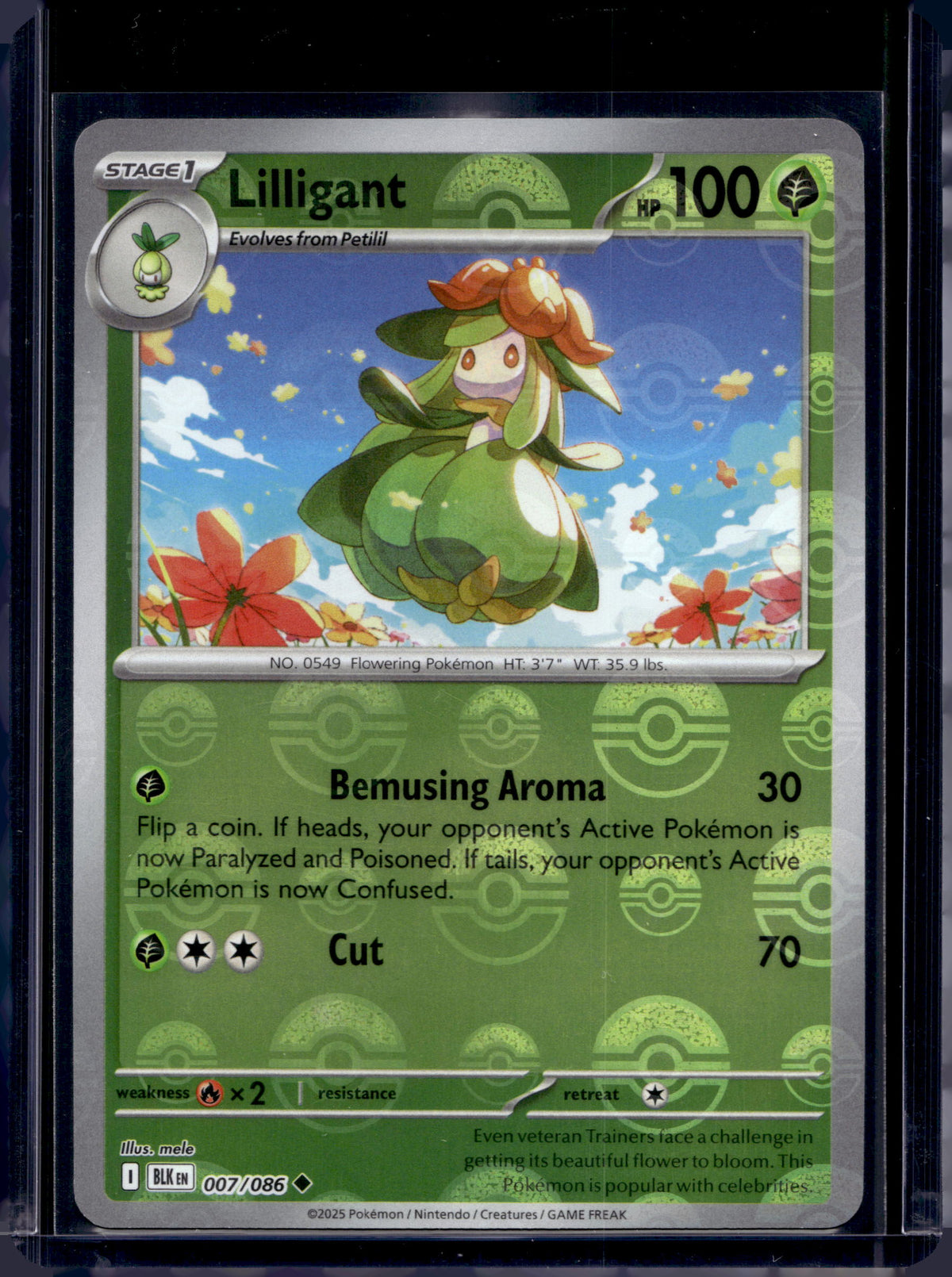 Lilligant (Poke Ball Pattern) 007/086 Raw RookieLegends