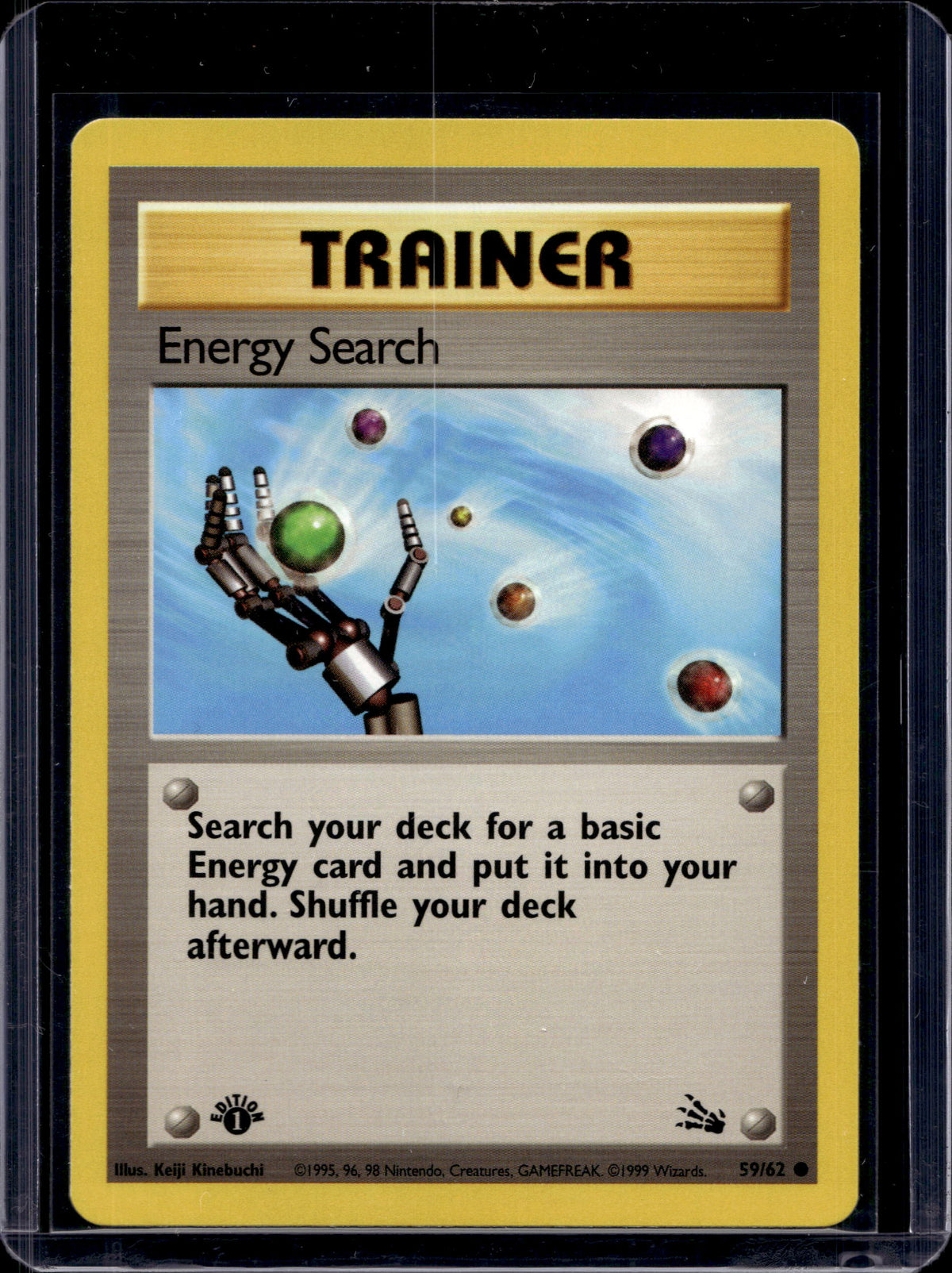 Energy Search (Fossil - 1St Edition) 59/62 Raw