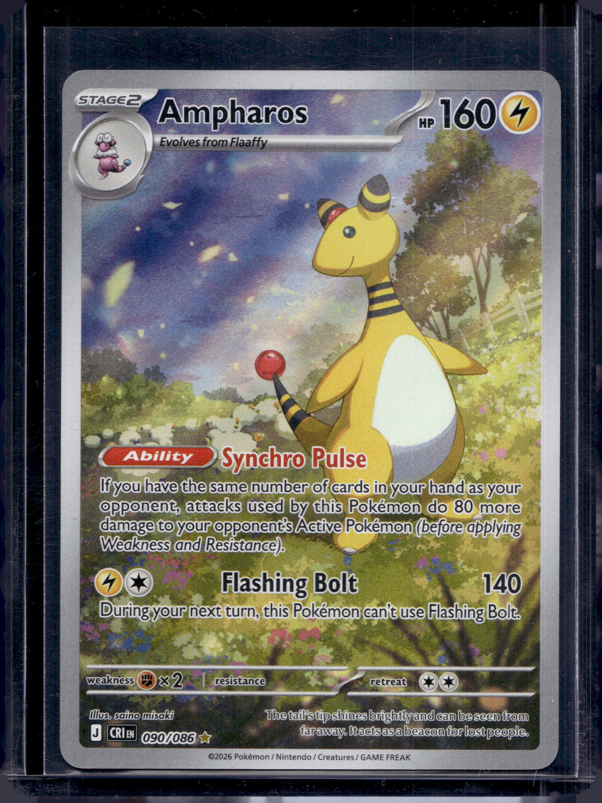 Ampharos 090/086 Raw