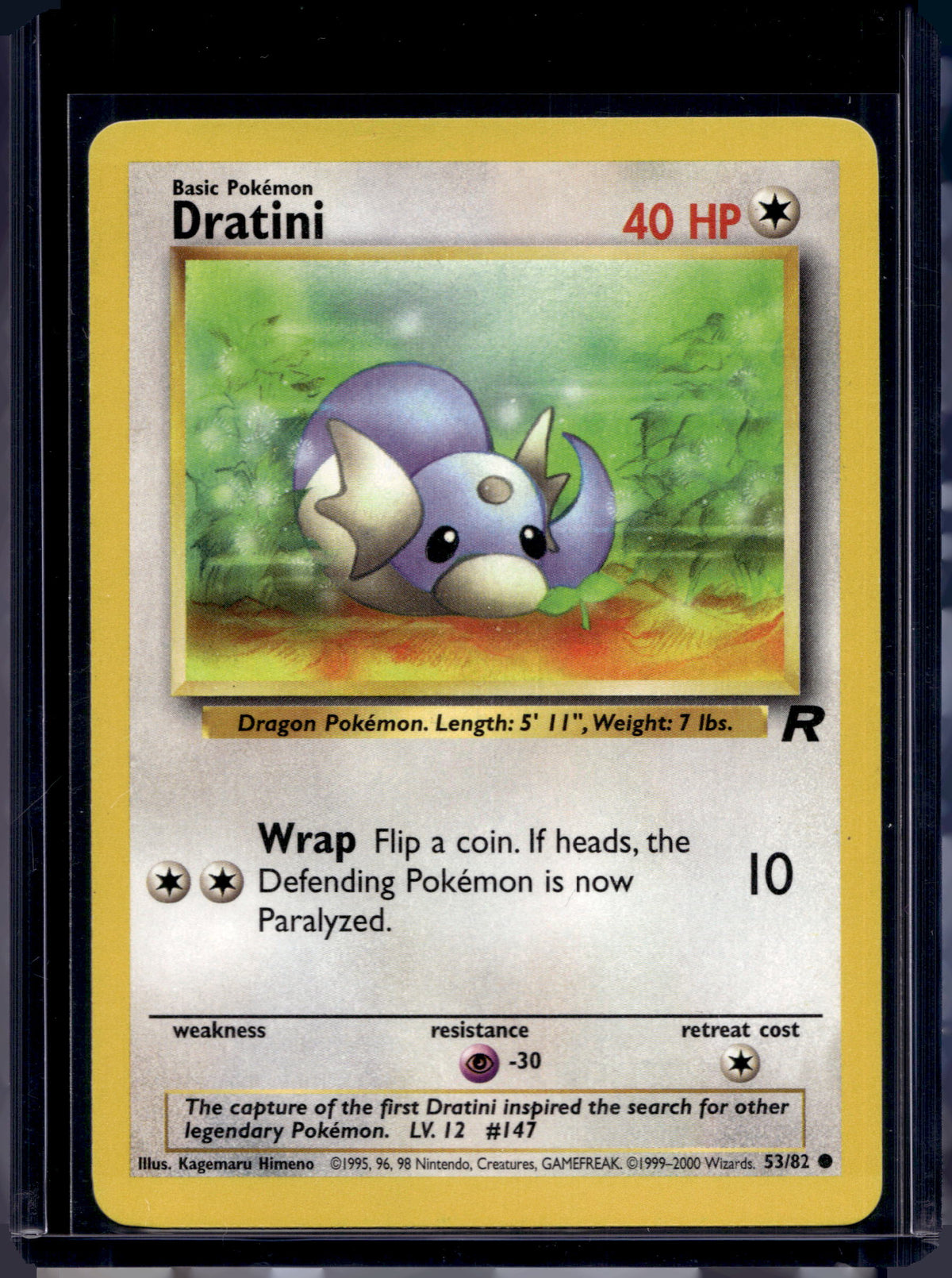 Dratini (Team Rocket's - Unlimited) 53/82 Raw