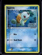 Squirtle - Ex Crystal Guardians Stamped - 63/100 Raw RookieLegends