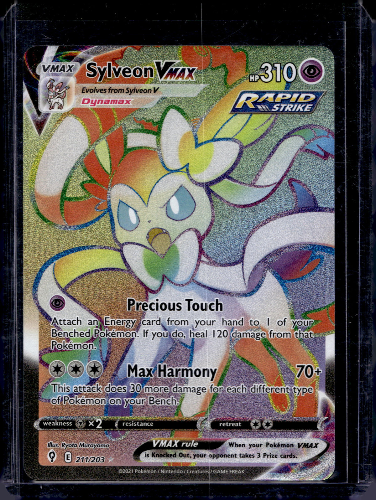 Sylveon VMAX (Secret) 211/203 Raw