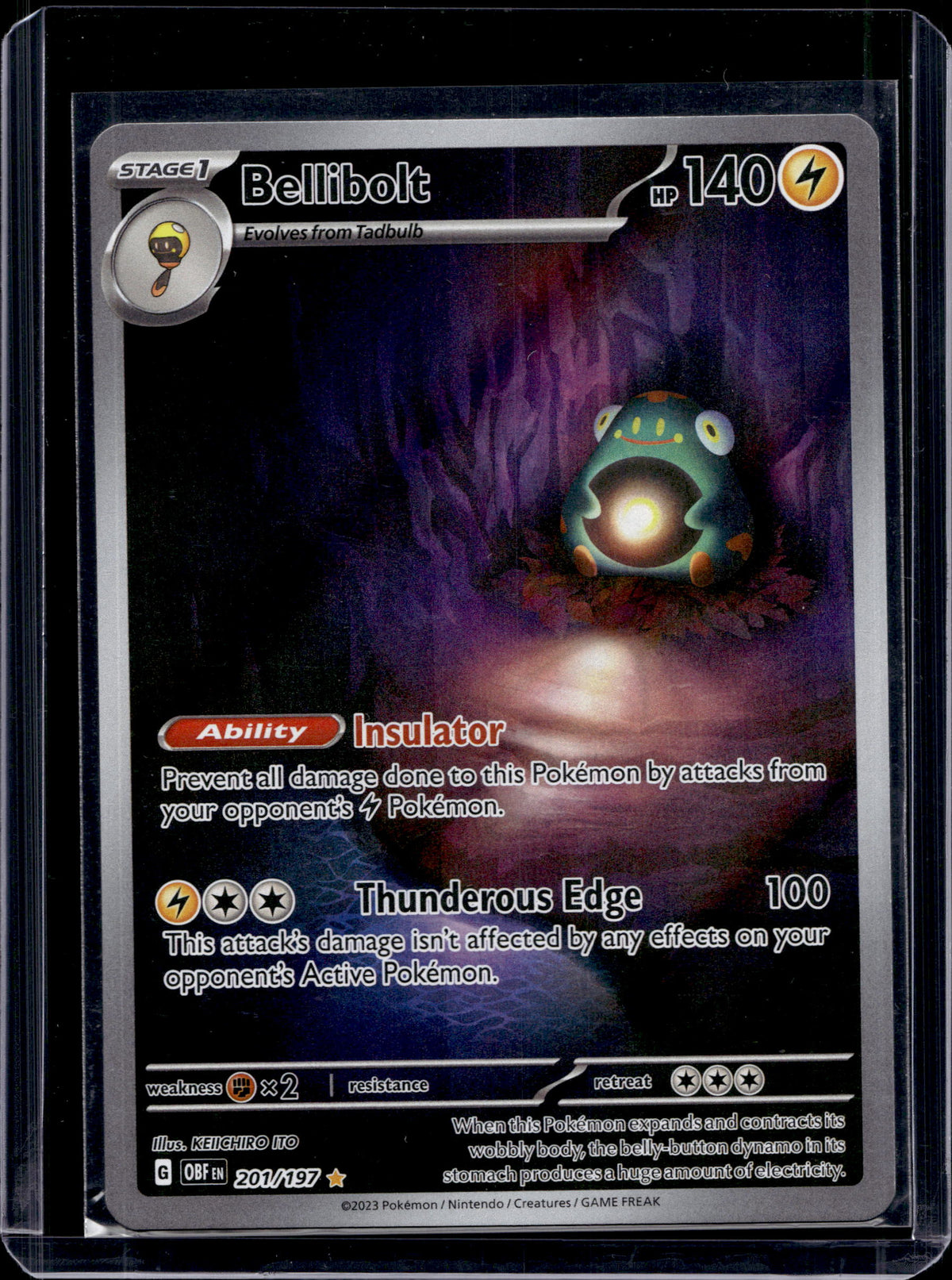 Bellibolt 201/197 Raw RookieLegends